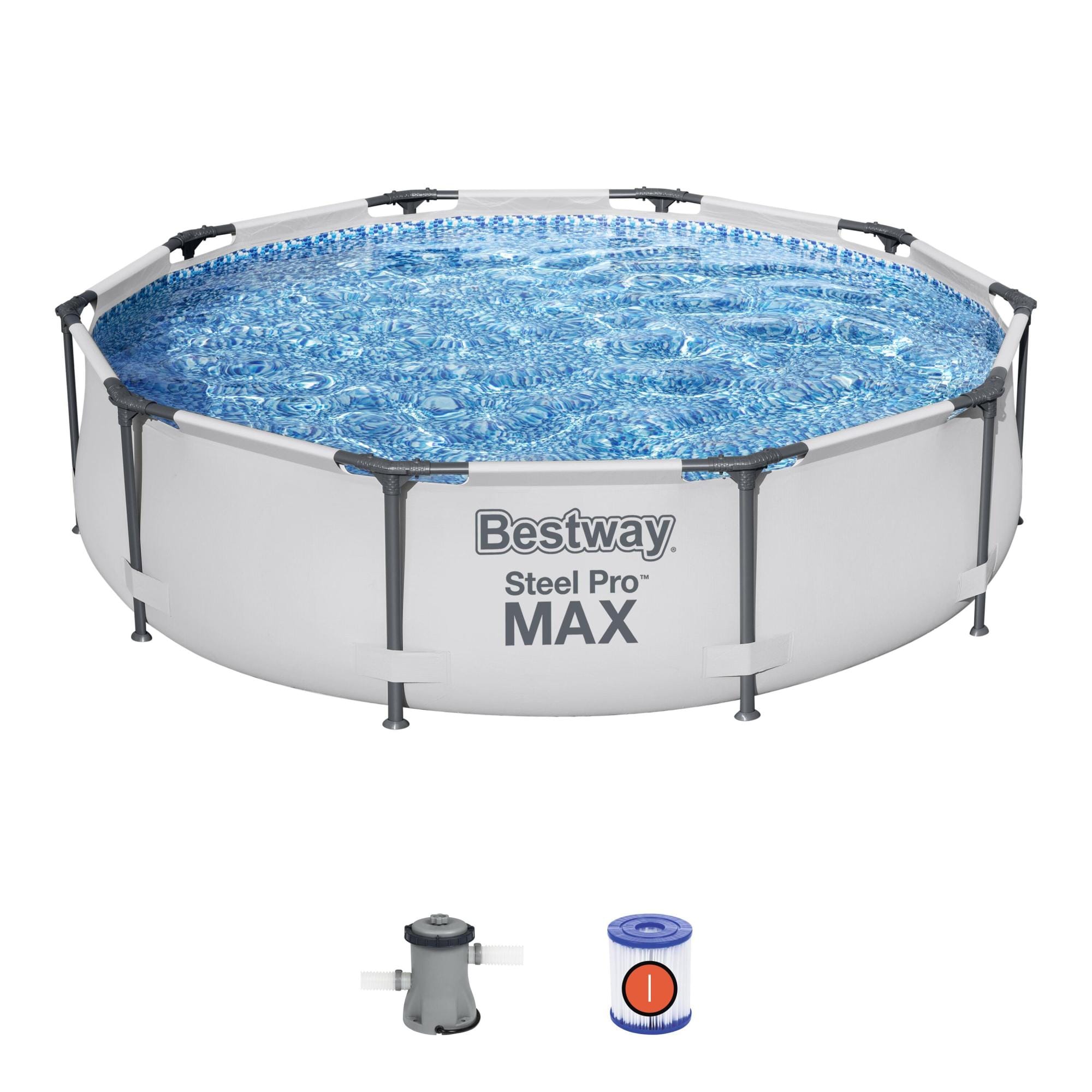 Piscine hors sol Piscine hors sol ronde Steel Pro Max 305x76cm Bestway 1