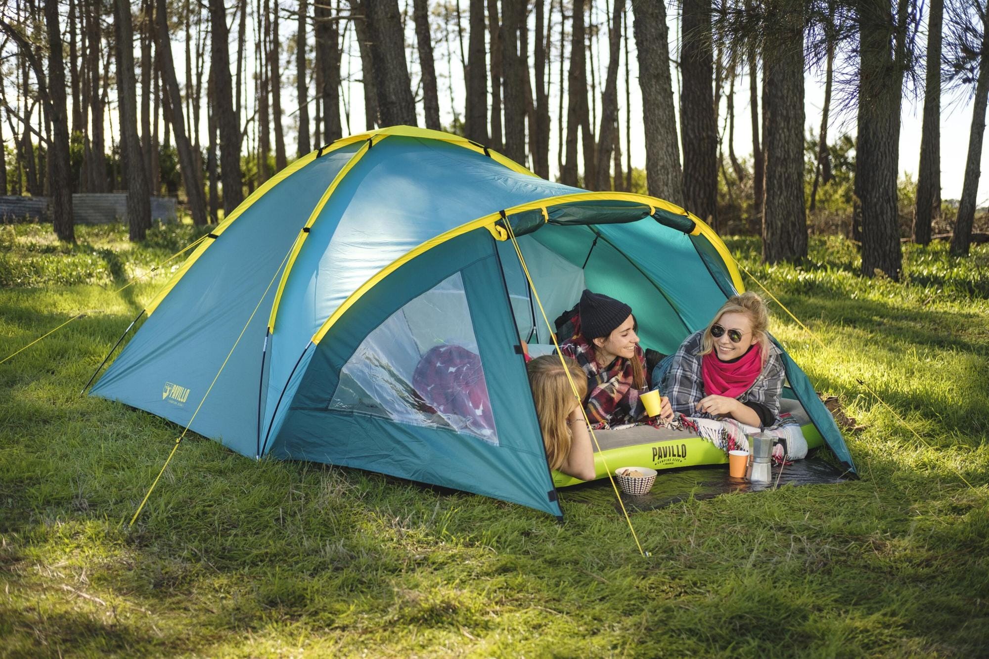 Camping et tente Tente de camping 3 places Active Mount 3 Bestway™ (210 + 140) x 240 x 130 cm Bestway 1