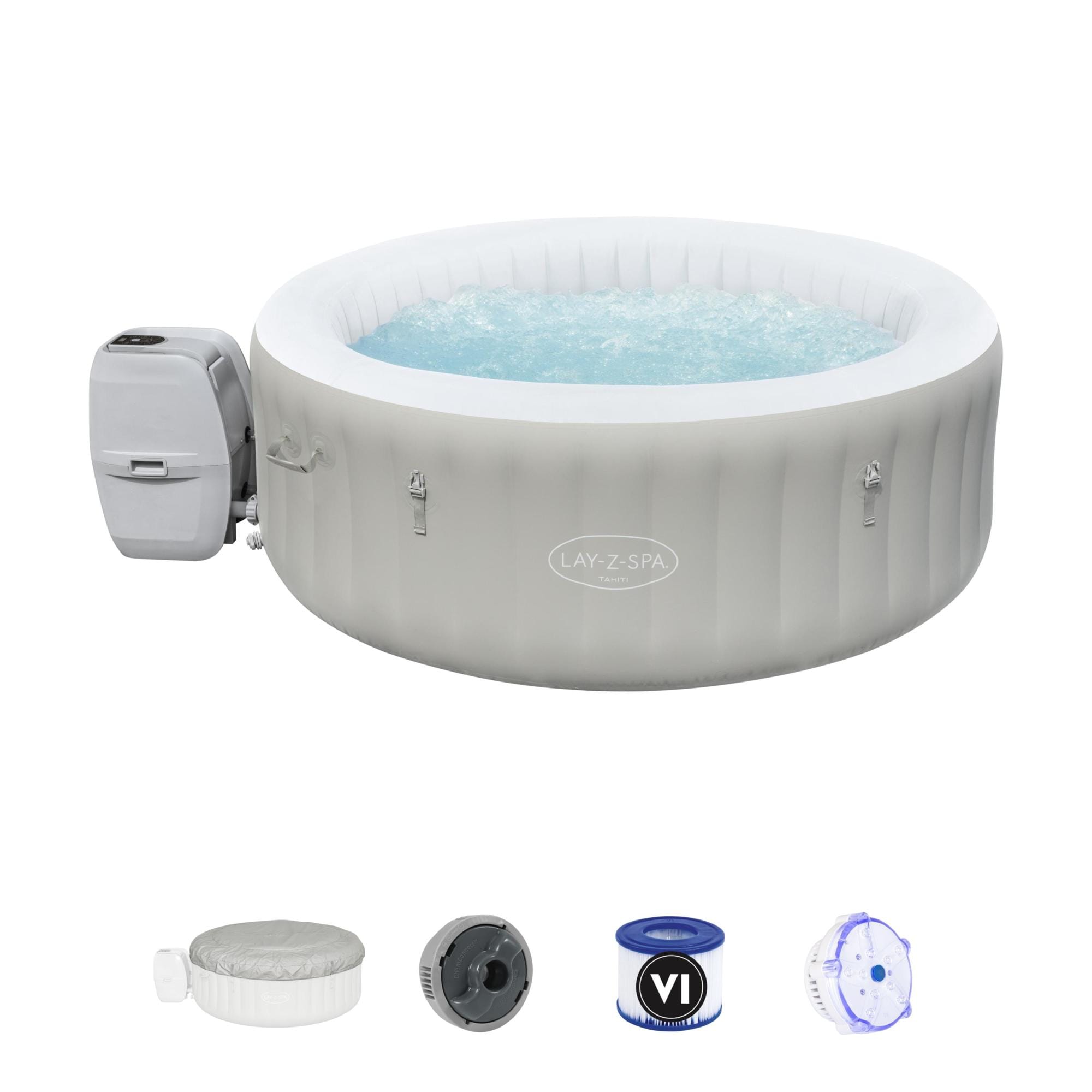 Spa Gonflable Spa gonflable rond Lay-Z-Spa Tahiti Airjet 2 - 4 personnes Bestway 1