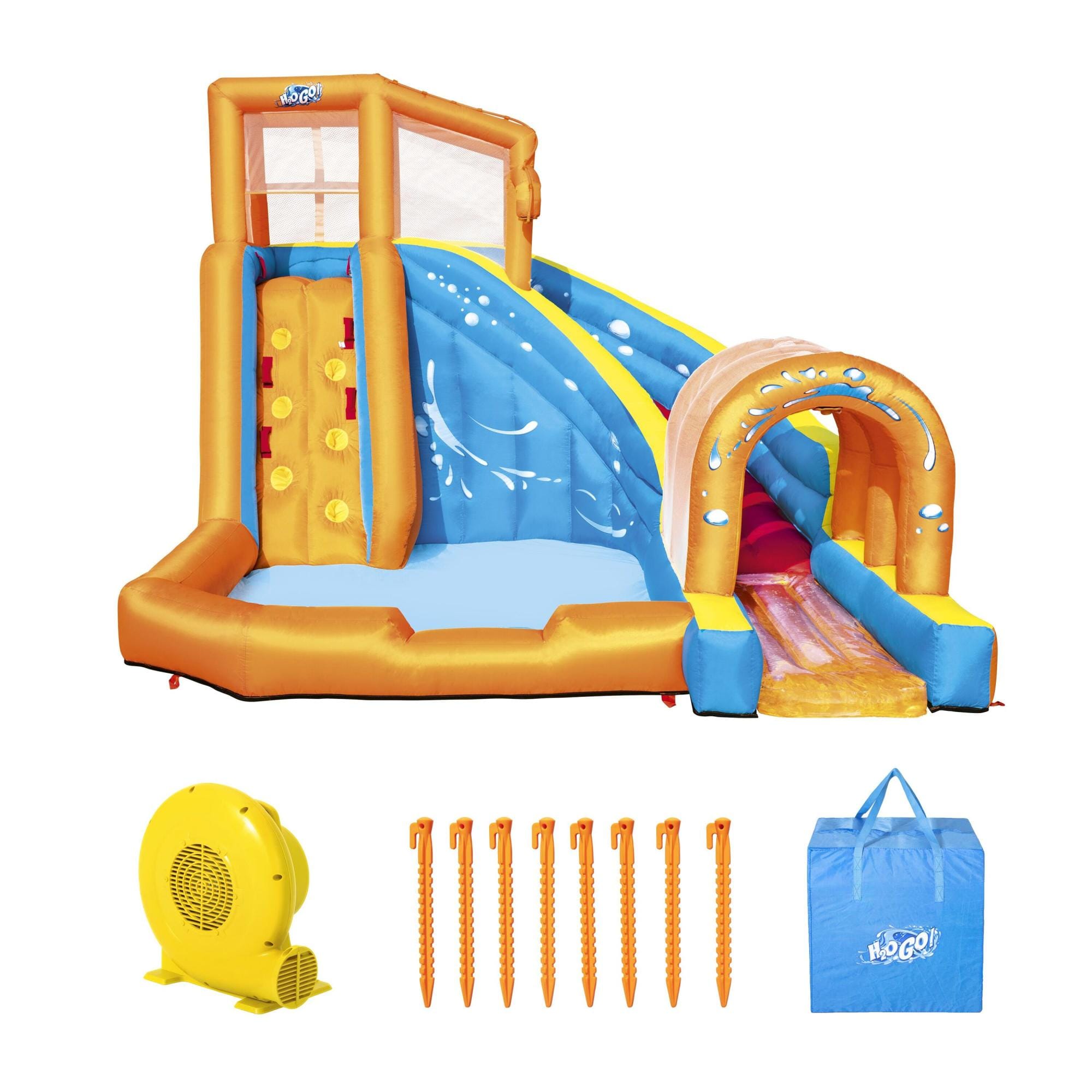 Jeux d'extérieur et trampoline Aire de jeux gonflable Hurricane Tunnel Blast 420 x 320 x 260 cm Bestway 1