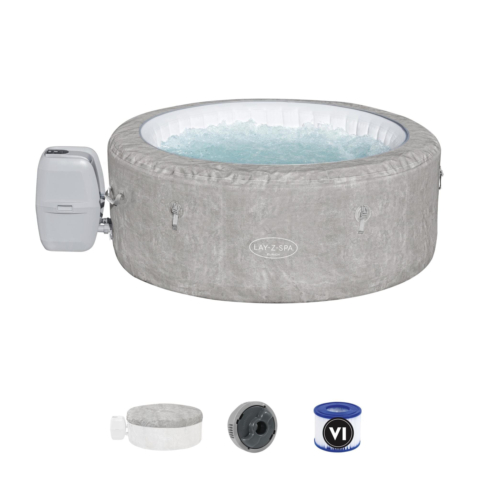 Spa Gonflable Spa gonflable rond Lay-Z-Spa Zurich Airjet 2 - 4 personnes Bestway 1