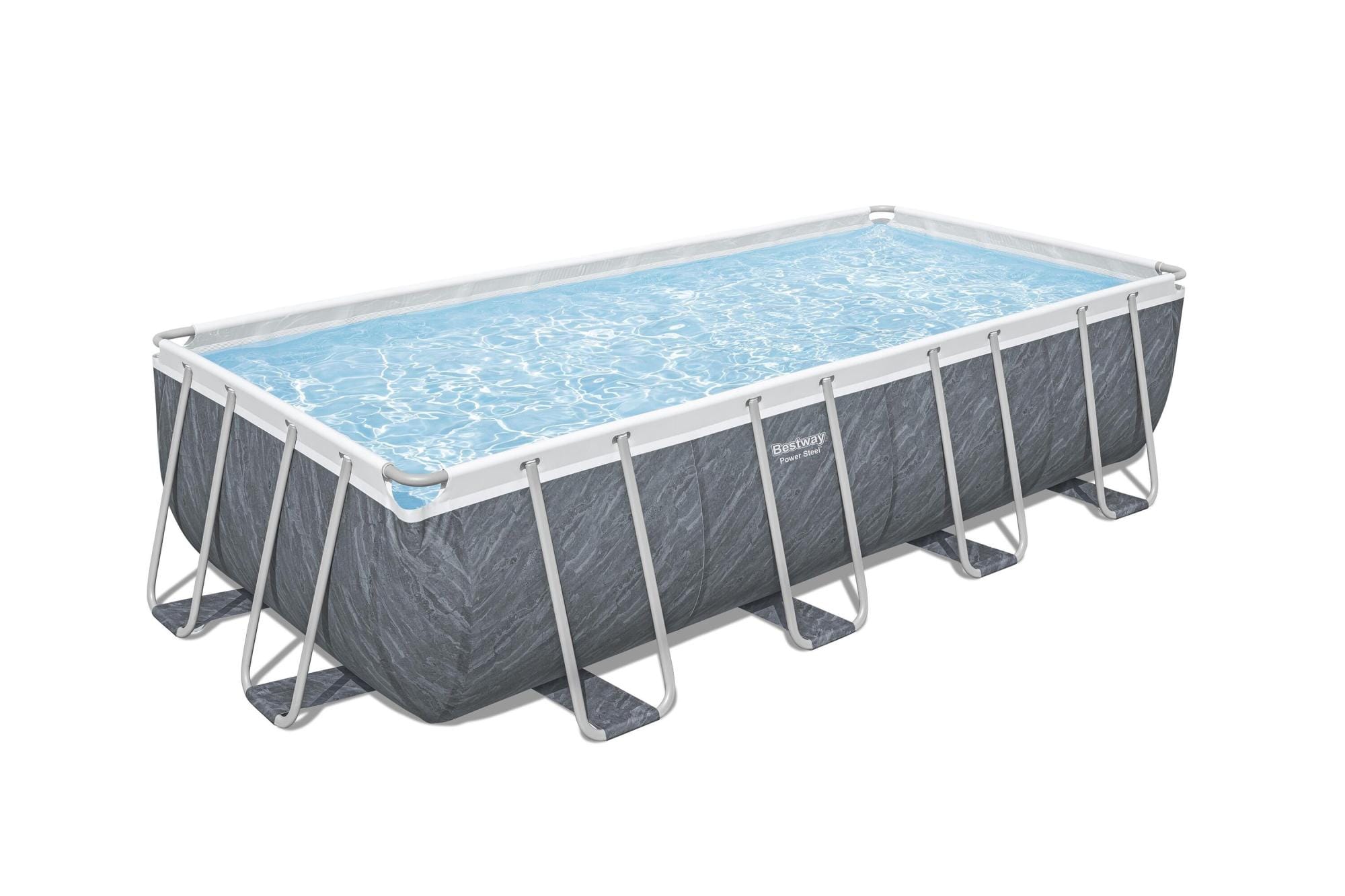 Piscine hors sol Piscine hors sol sans accessoire Power steel rectangle 549x274x122cm Bestway 6