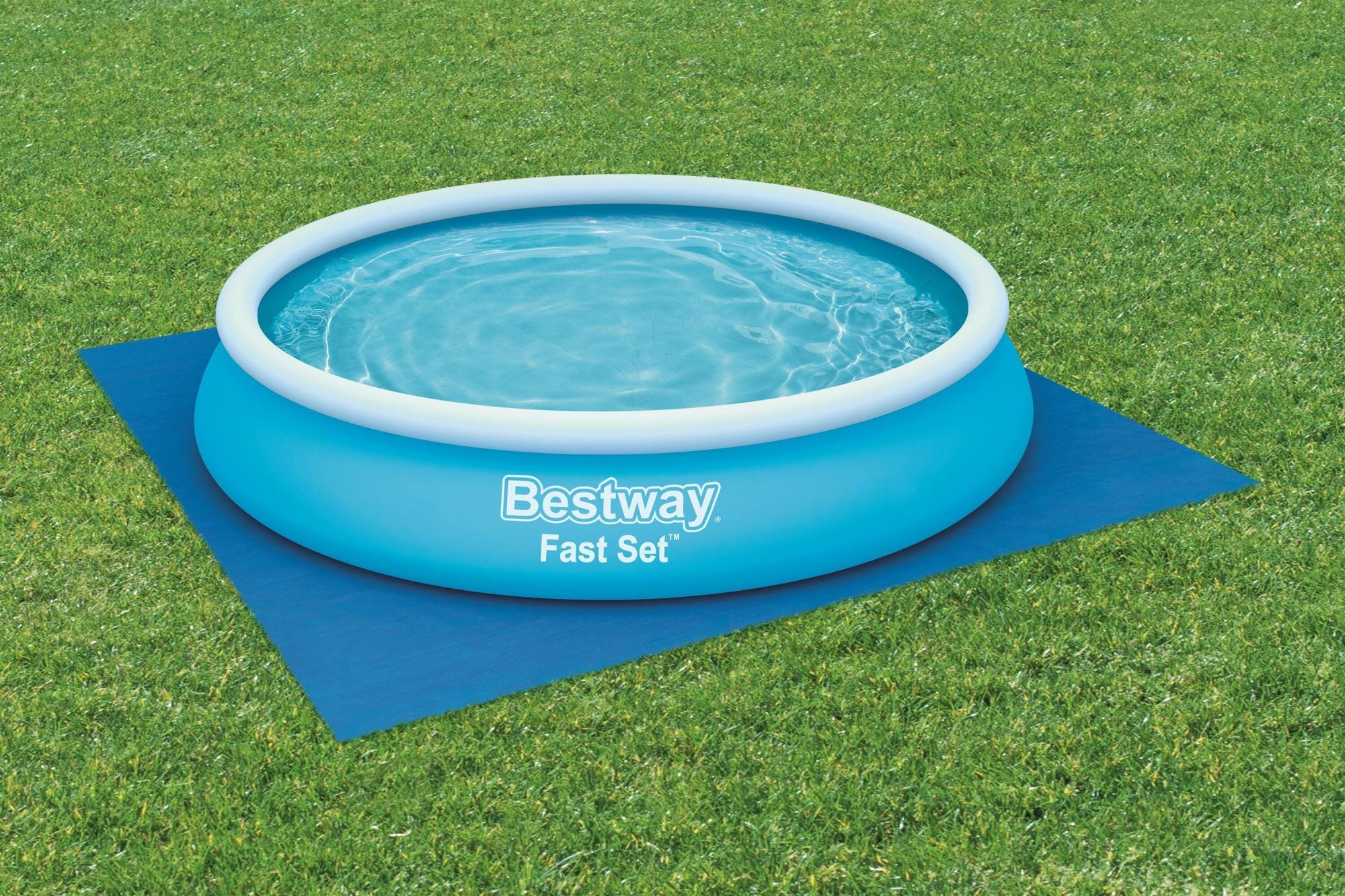Accessoires Piscine Tapis de sol pour piscine hors sol et spa gonflable 366 cm Bestway 1