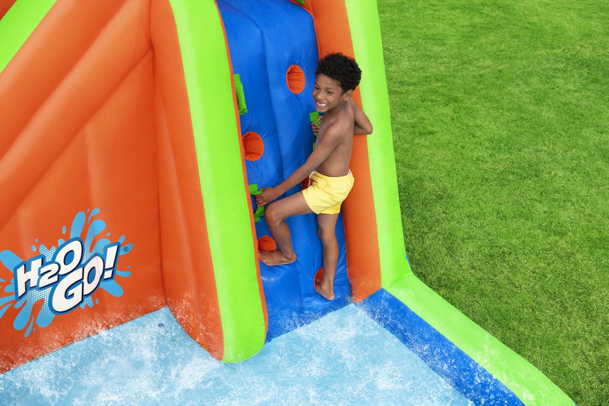 Jeux d'extérieur et trampoline Parc aquatique gonflable Turbo Splash 270 cm H2OGO! Bestway 1