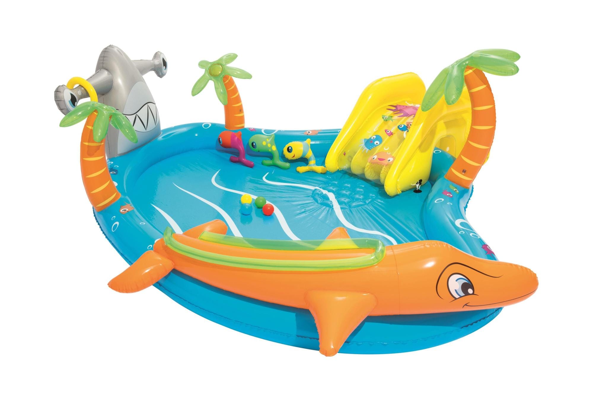 Jeux d'extérieur et trampoline Aire de jeux pataugeoire Vie de la Mer 280 x 257 x 87 cm Bestway 1