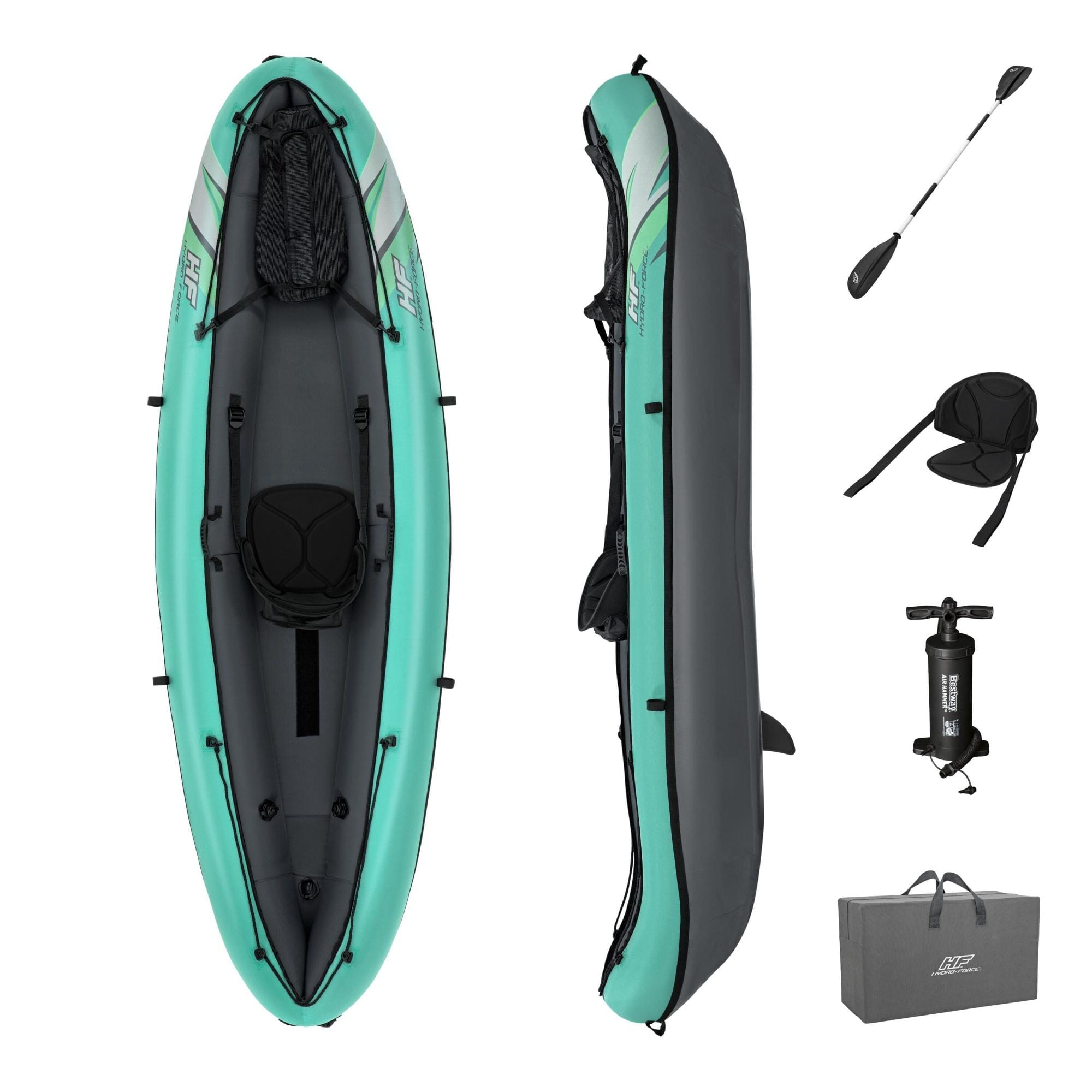 Bateaux, paddle et kayak Kayak gonflable Hydro-Force™ Ventura Elite X1 280 x 86 cm 1 personne, pagaie, pompe Bestway 1