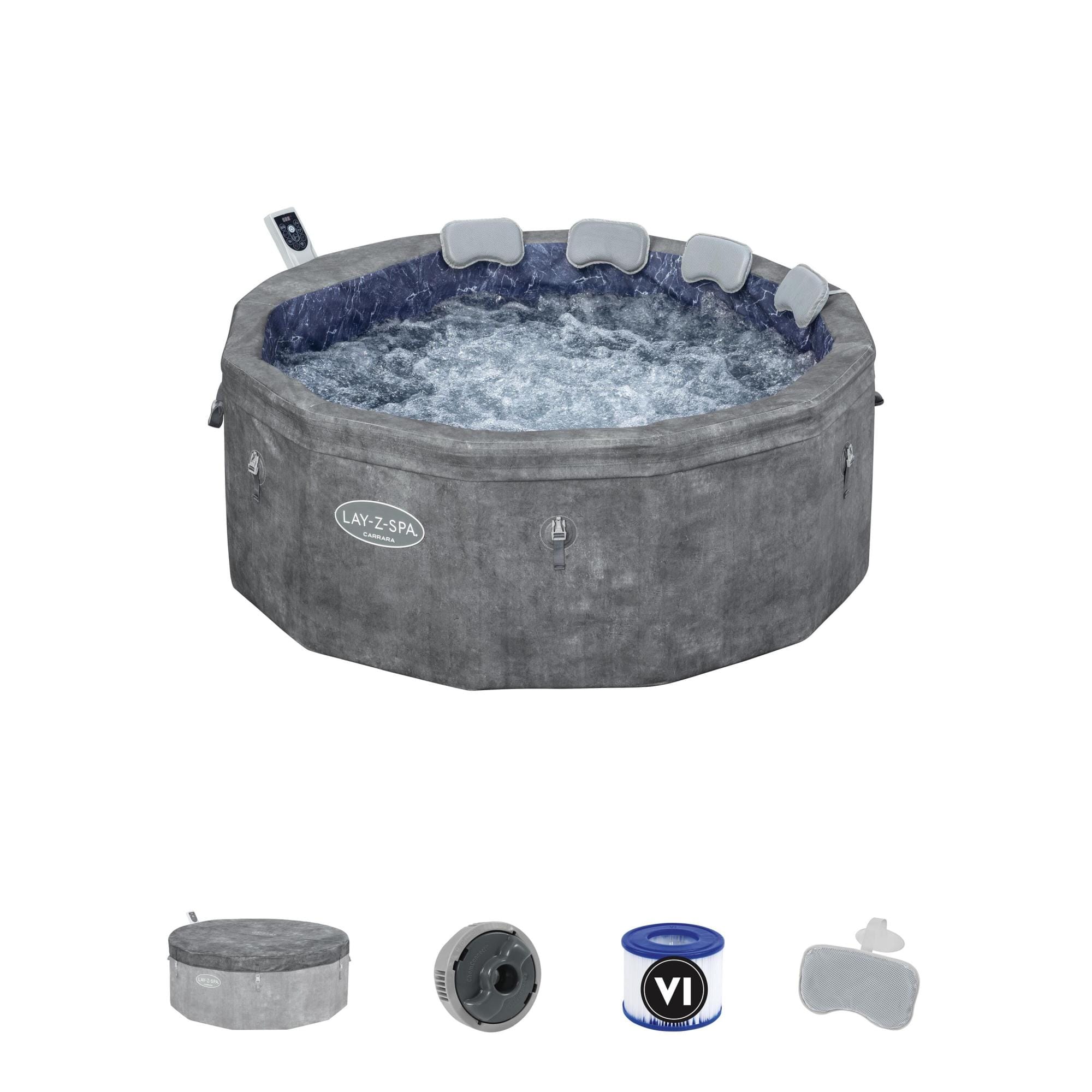 Spa Gonflable Spa gonflable rond Carrara Smart AirJet EnergySense 4 - 6 places Bestway 3