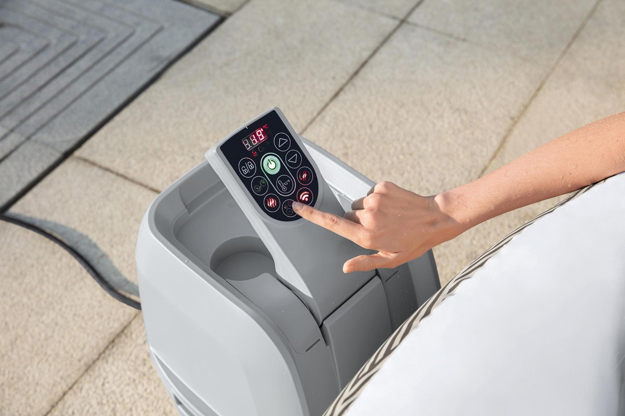 Spa Gonflable Spa gonflable rond Lay-Z-Spa Madrid Airjet 2 - 4 personnes Bestway 15