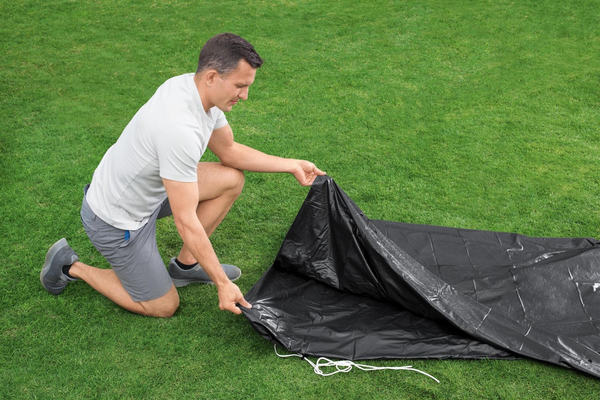 Accessoires Piscine Bâche 4 saisons ronde 470 cm pour piscine hors sol diamètre 457 cm Bestway 1