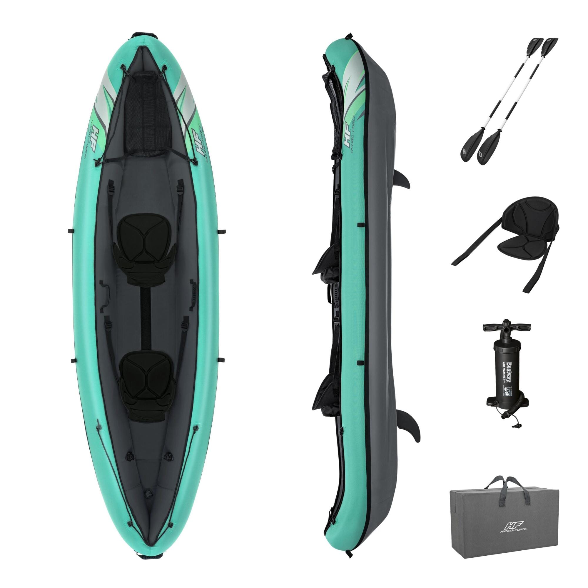 Bateaux, paddle et kayak Kayak gonflable Hydro-Force Ventura Elite X2 330 x 86 cm 2 adultes Bestway 1