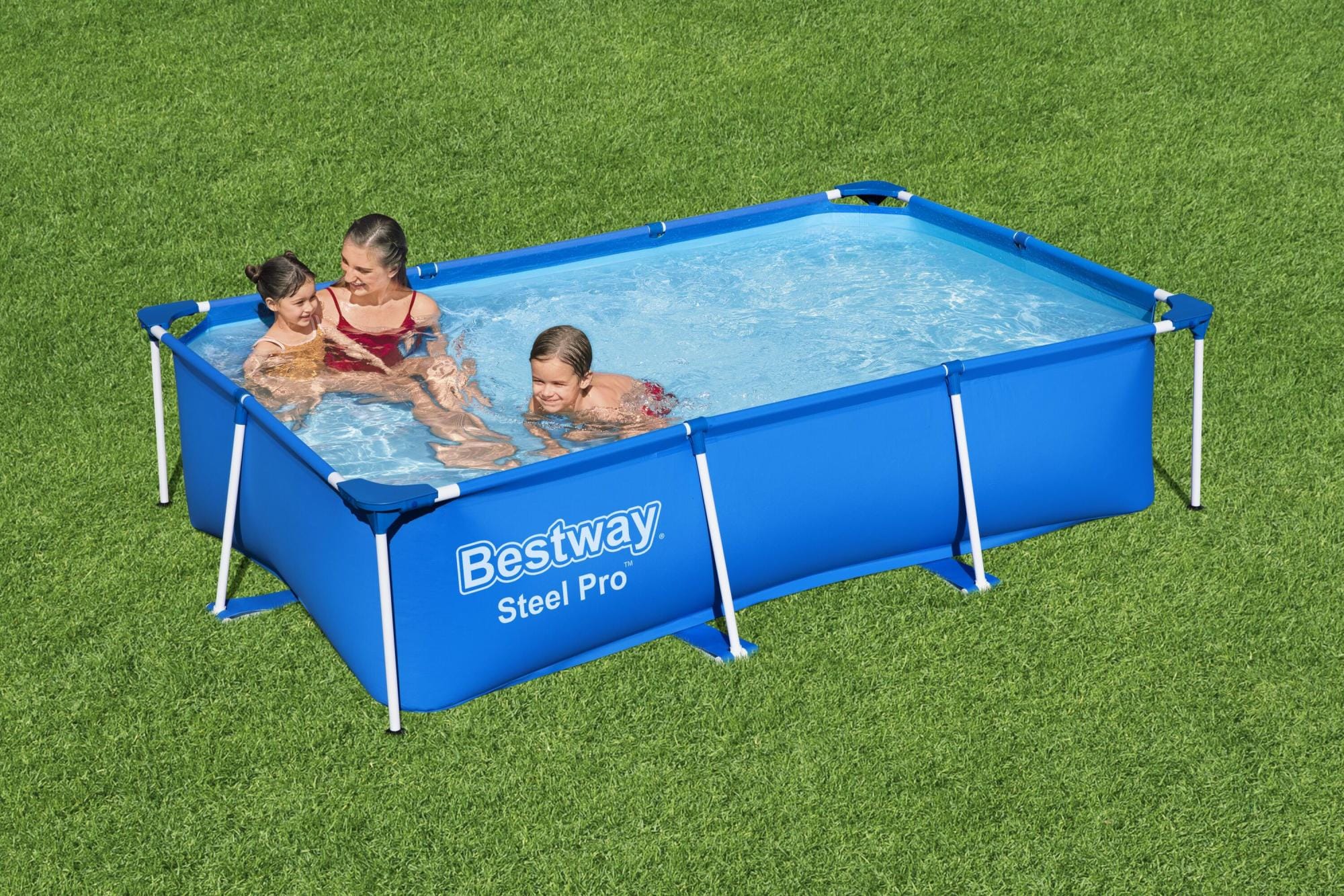 Piscine hors sol Piscine hors sol rectangle Steel Pro 259 x 170 x 61 cm bleu clair Bestway 10