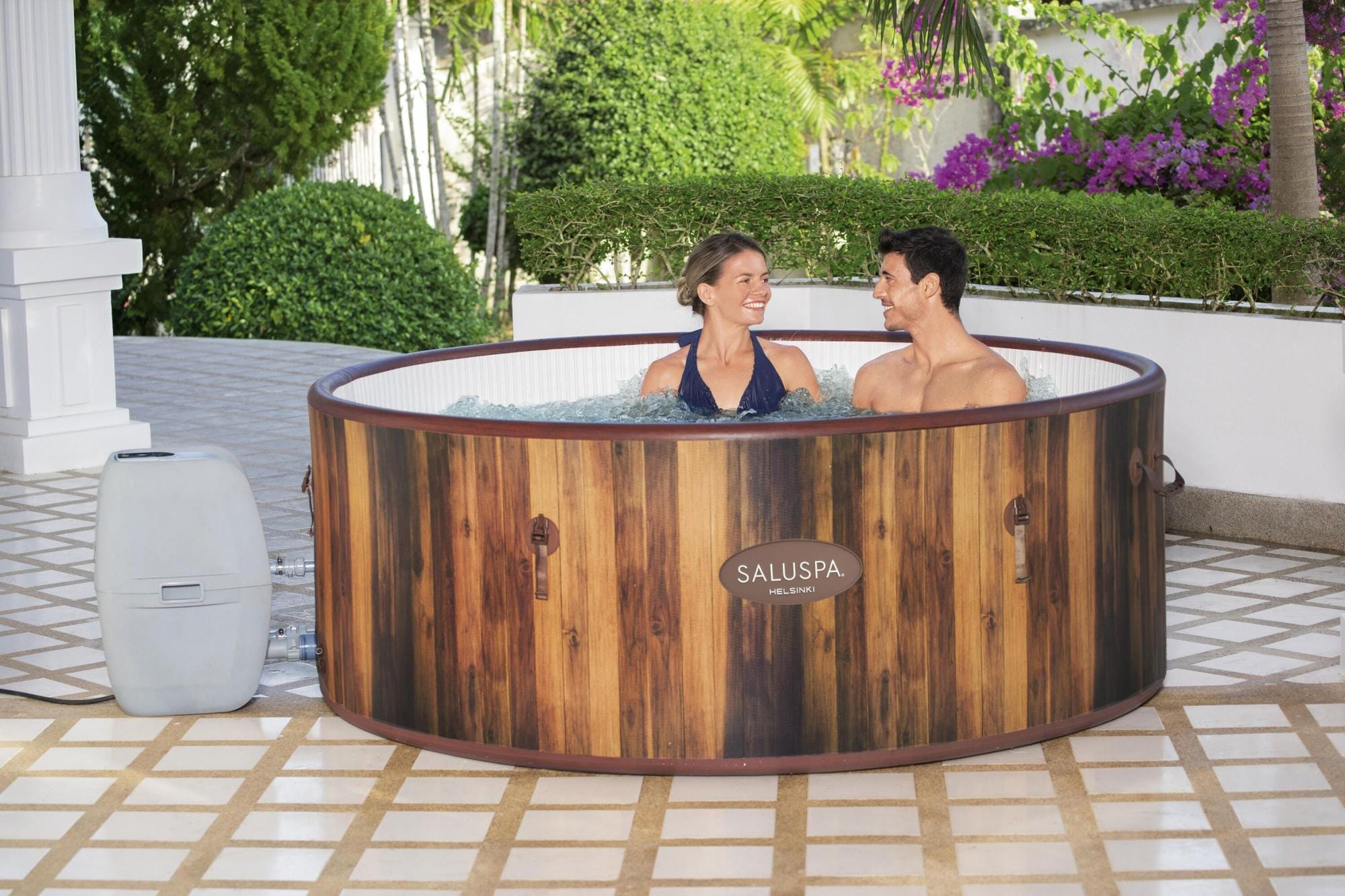 Spa Gonflable Spa gonflable rond Lay-Z-Spa® Helsinki Airjet™ 5 - 7 personnes Wifi Bestway 4