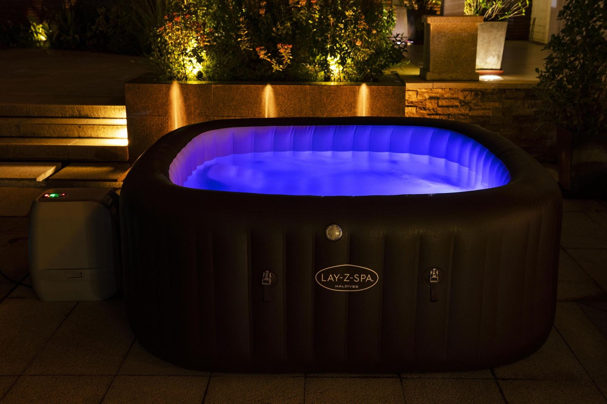 Spa Spa gonflable carré Maldives Hydrojet Pro 5-7 personnes Bestway 6