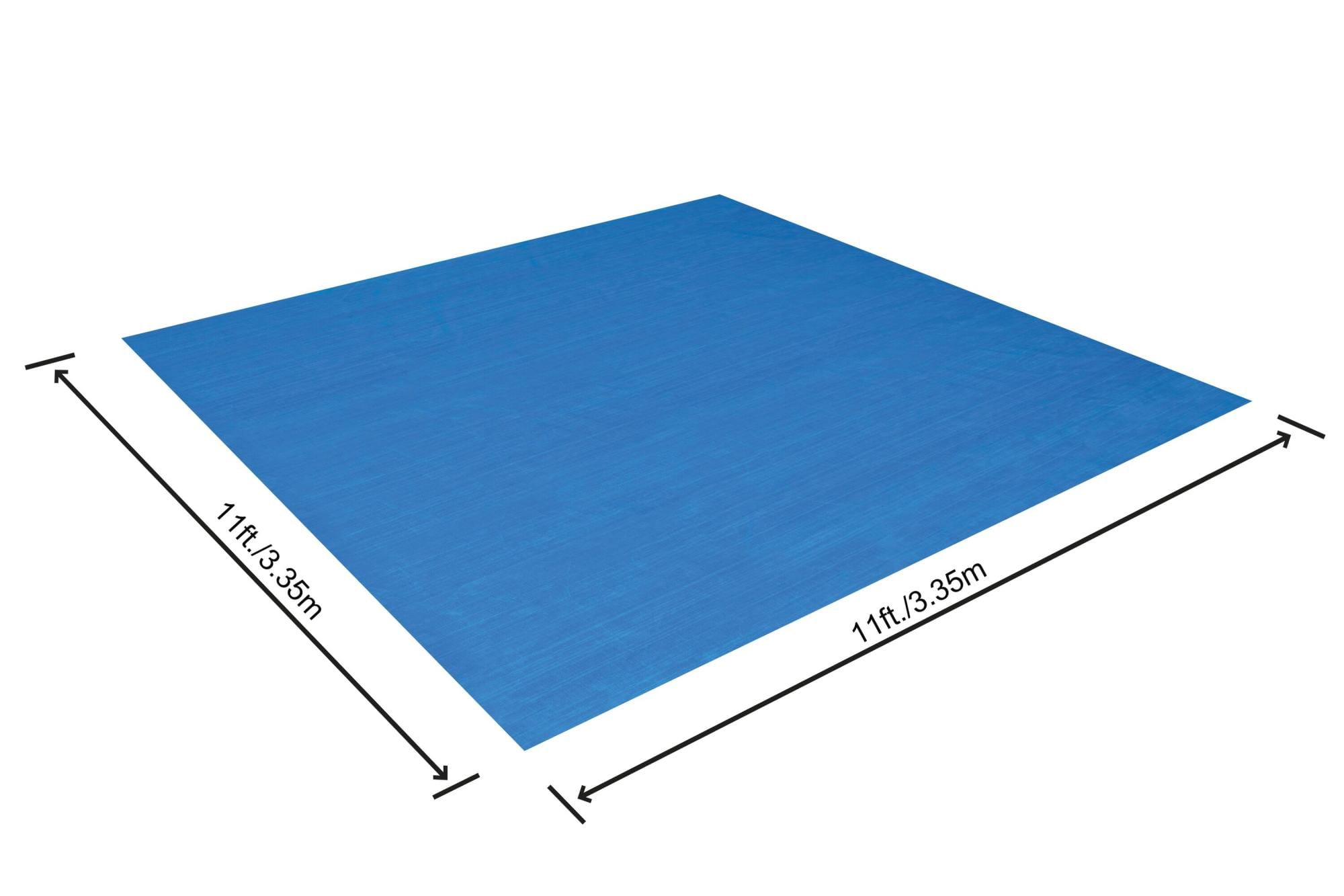 Accessoires Piscine Tapis de sol carré 335x335cm pour piscine hors sol diamètre max 305cm Bestway 1