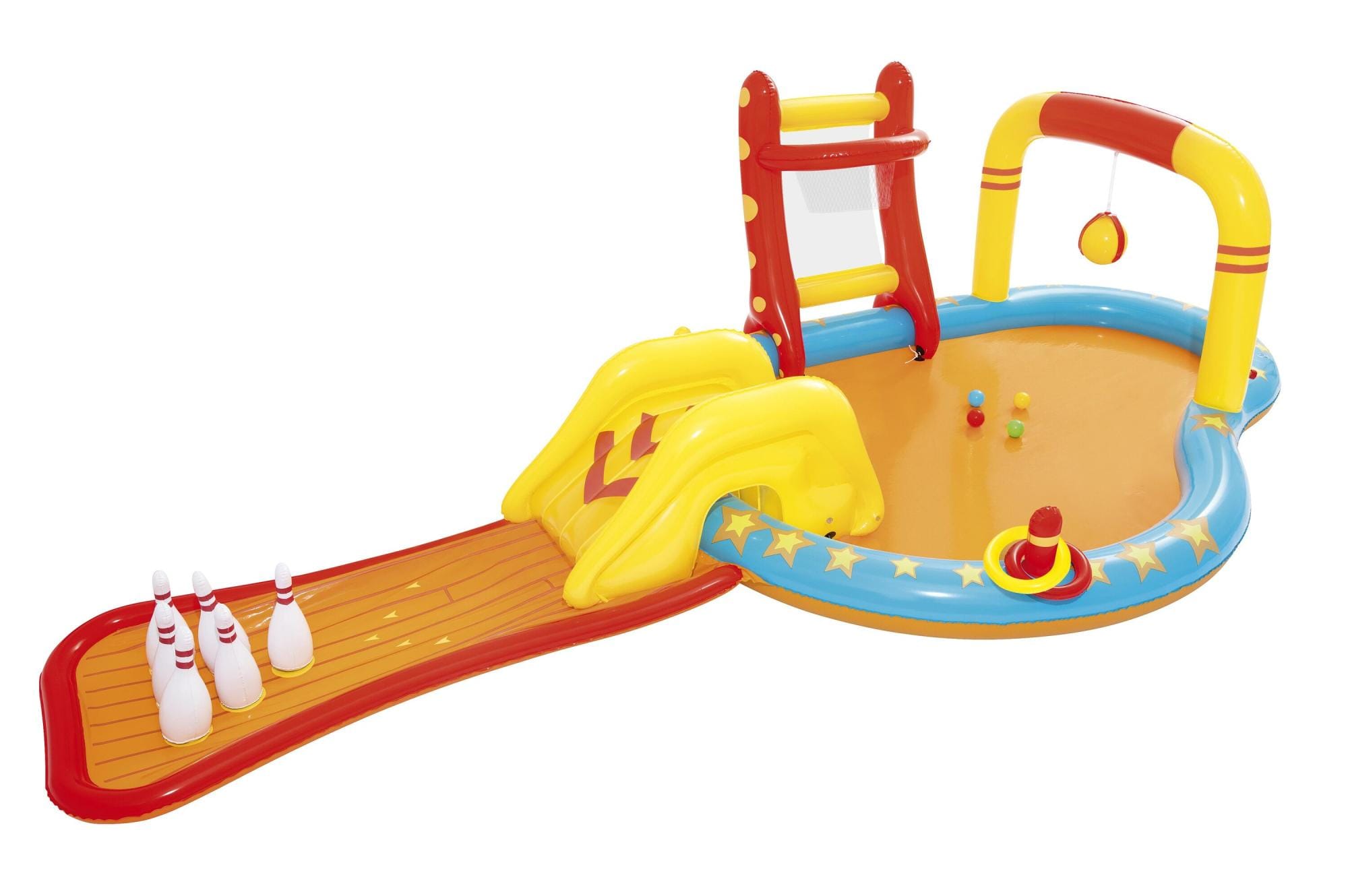Jeux d'extérieur et trampoline Aire de jeux pataugeoire Champions 435 x 213 x 117 cm Bestway 1
