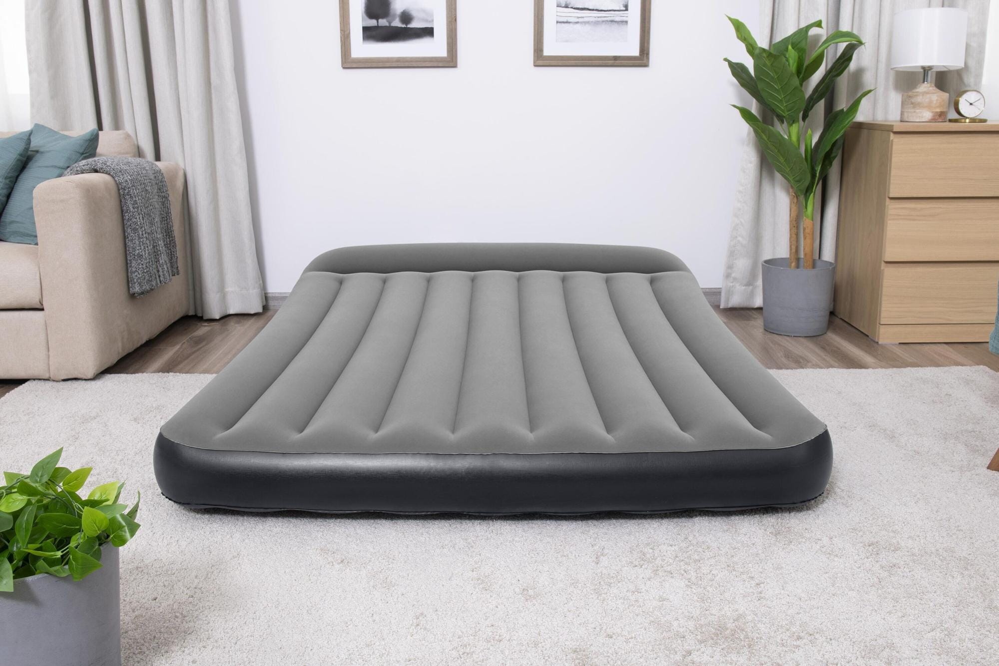 Matelas gonflables Matelas gonflable 2 places 203 x 152 x 30 cm pompe électrique intégrée Bestway 5
