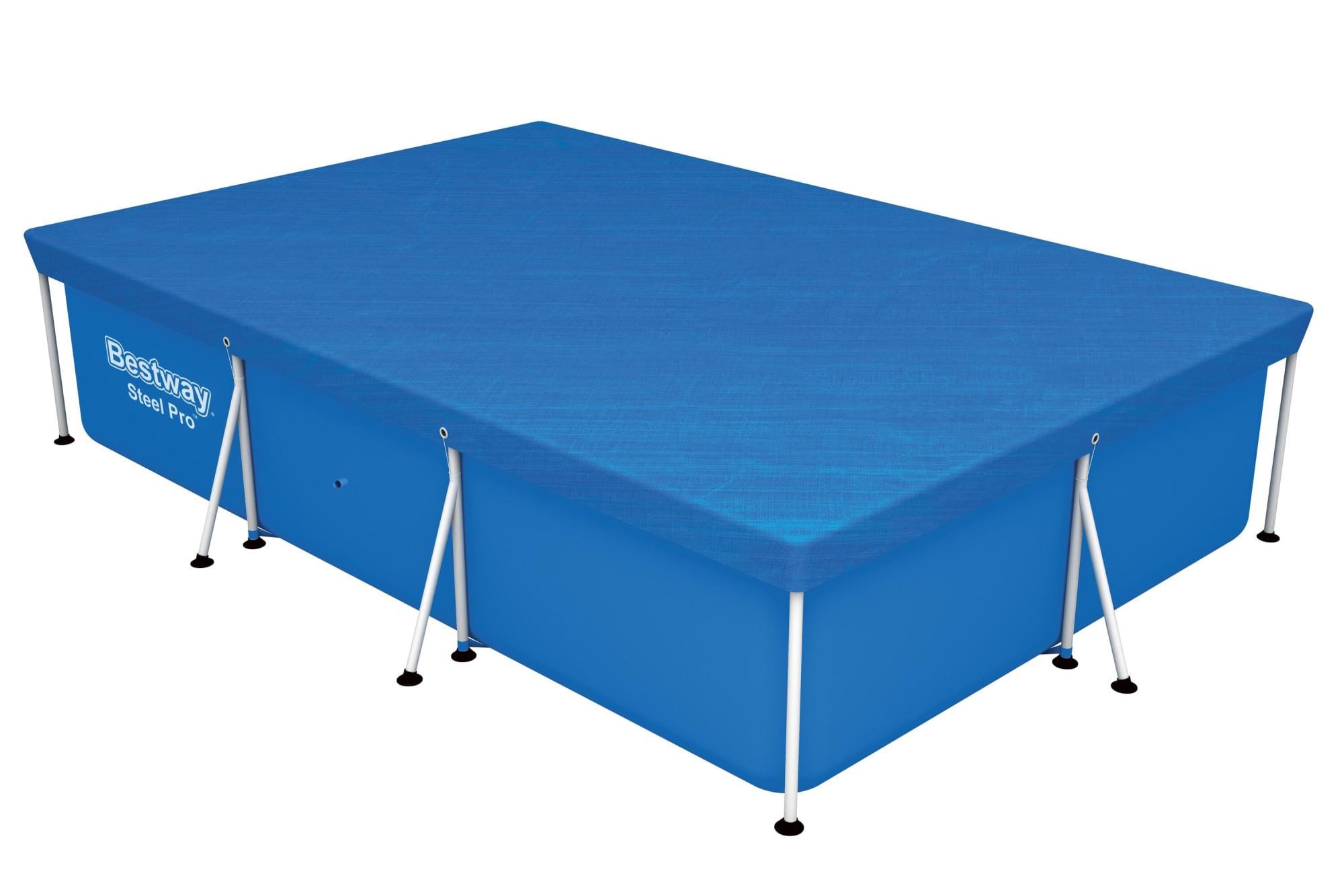Accessoires Piscine Bâche 4 saisons rectangle 304x205cm pour piscine Steel Pro 300x201cm Bestway 1