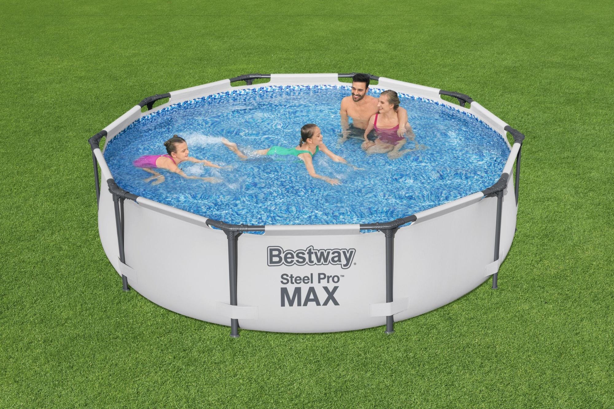 Piscine hors sol Piscine hors sol ronde Steel Pro Max 305 x 76 cm Bestway 1