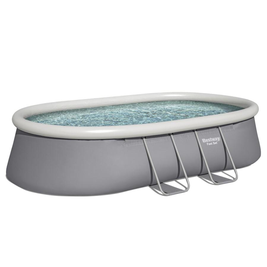 Piscines hors sol Piscine autoportante ovale Fast Set 488 x 305 x 107 cm avec filtration Bestway 7