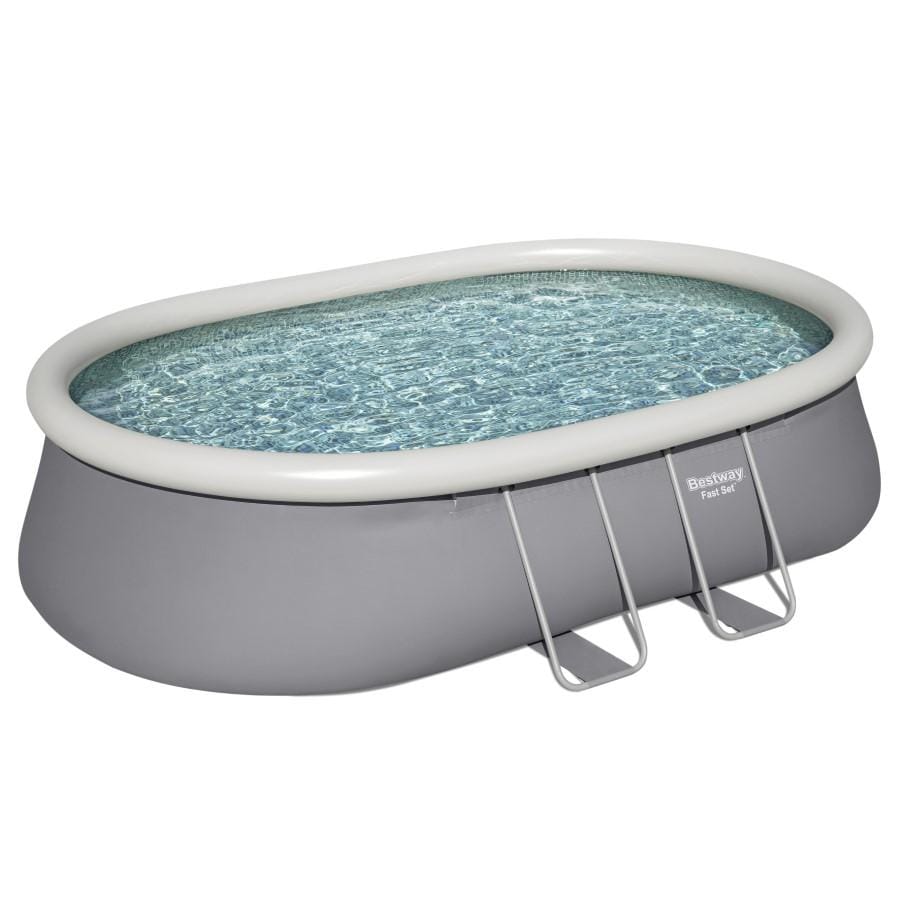 Piscine hors sol Piscine autoportante ovale Fast Set 549 x 366 x 122 cm avec filtration Bestway 1