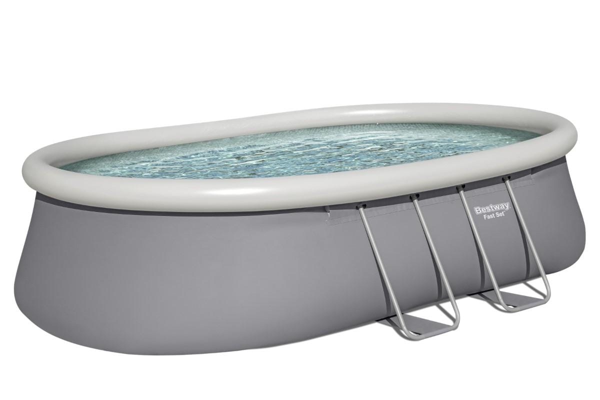 Piscines hors sol Piscine autoportante ovale Fast Set 549 x 366 x 122 cm avec filtration Bestway 5