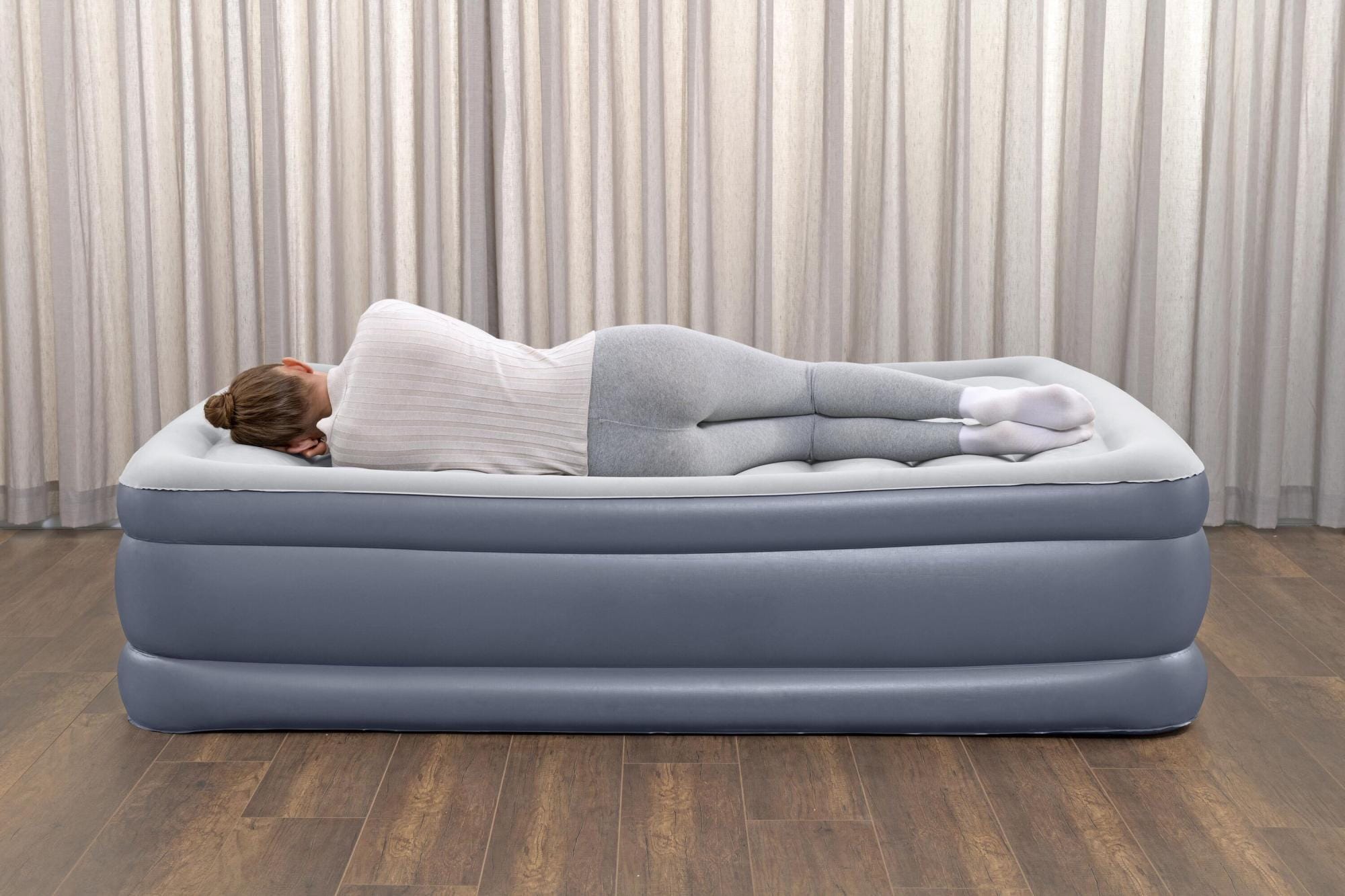 Matelas gonflables Lit gonflable 2 places 203 x 152 x 51 cm pompe électrique intégrée Bestway 18