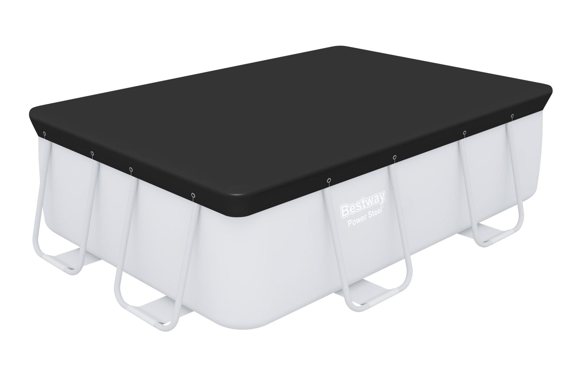 Accessoires Piscine Bâche 4 saisons rectangle 269x179cm pour piscine Power Steel 282x196cm Bestway 1