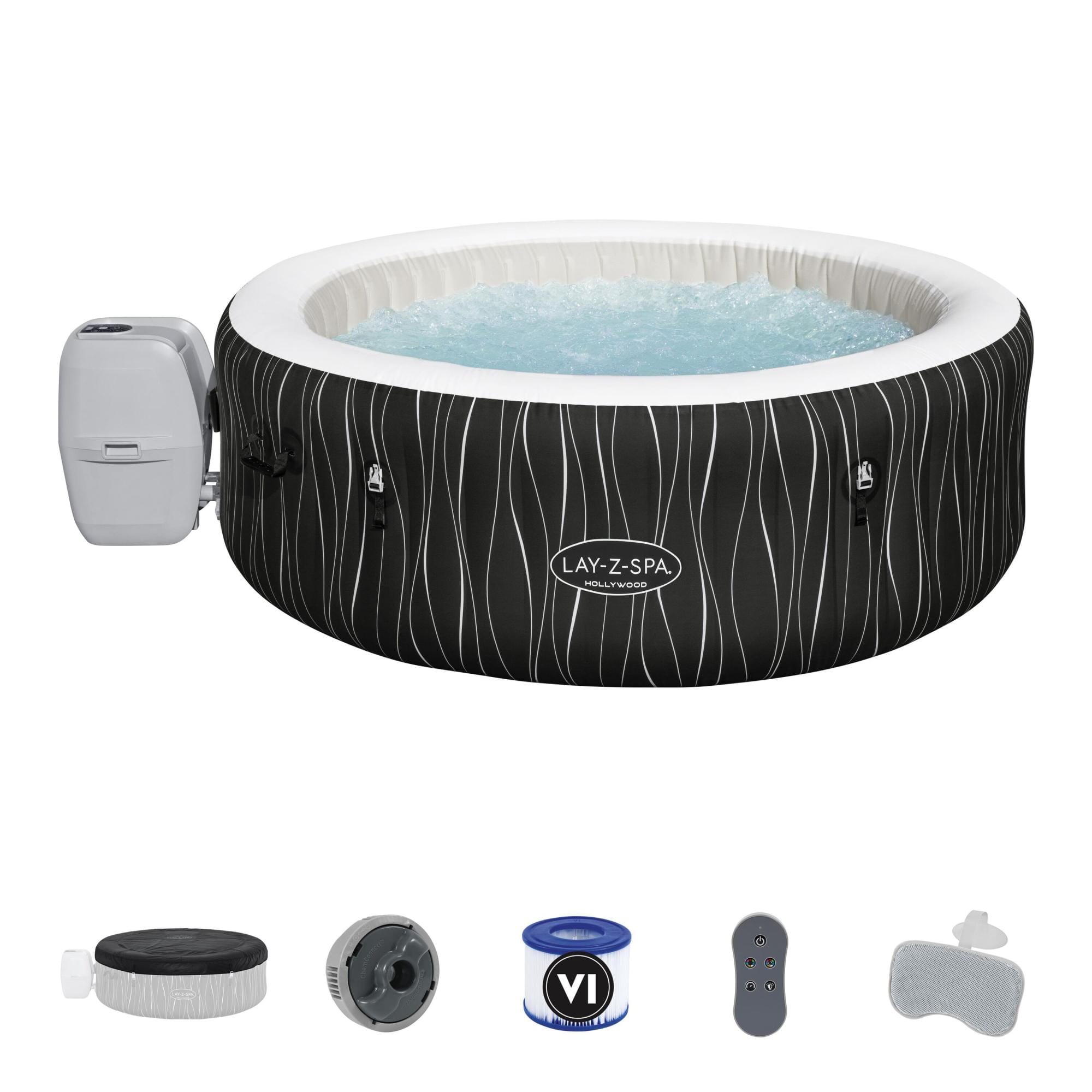 Spa Gonflable Spa gonflable rond Lay-Z-Spa Hollywood Airjet 4 - 6 personnes Bestway 1