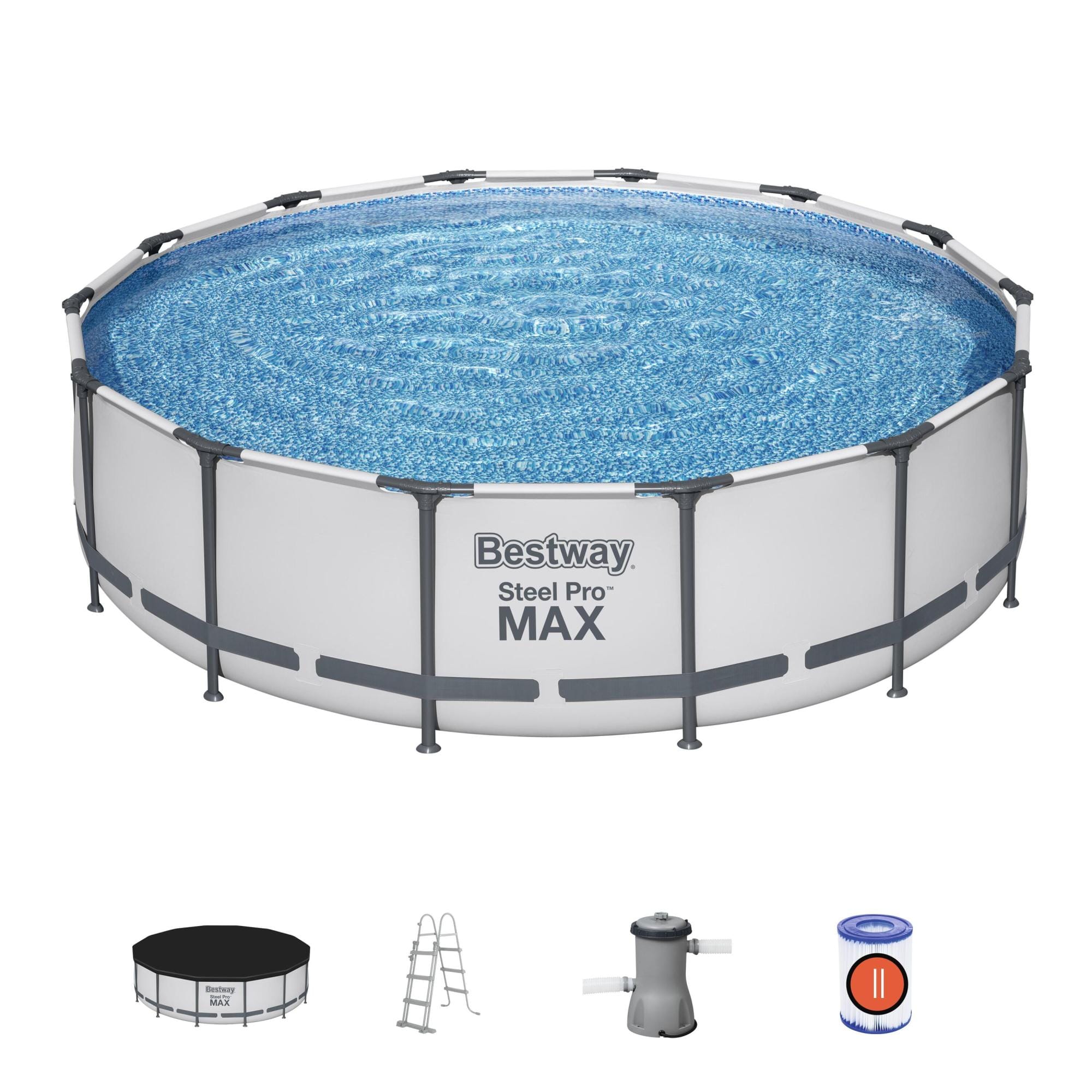 Piscine hors sol Piscine hors sol ronde Steel Pro Max 427 x 107 cm Bestway 1