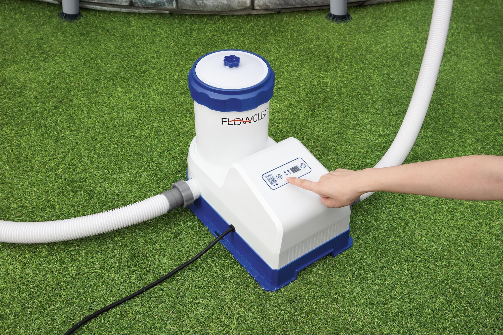 Accessoires Piscine Pompe de filtration tactile intelligente, 7570 L/h, contrôle via application Bestway Smart Hub™ Bestway 1