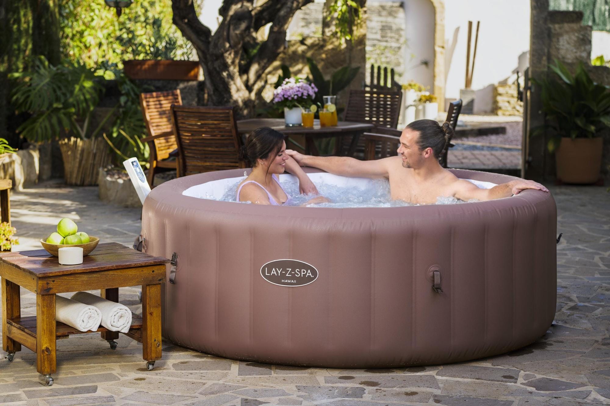 Spa Gonflable Spa gonflable rond Hawaii Smart AirJet Energy Sense 4 - 6 places Bestway 8