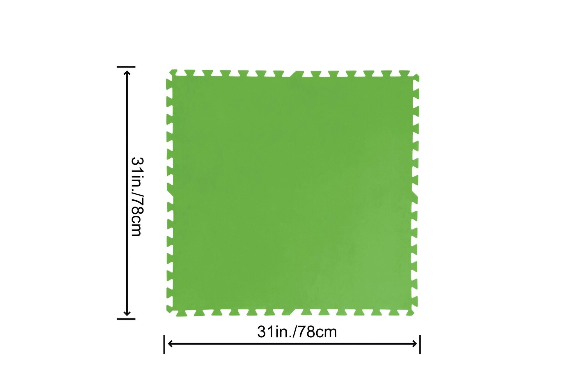Accessoires Piscine Lot de 9 tapis de protection pré formés 78 x 78 cm Bestway 2