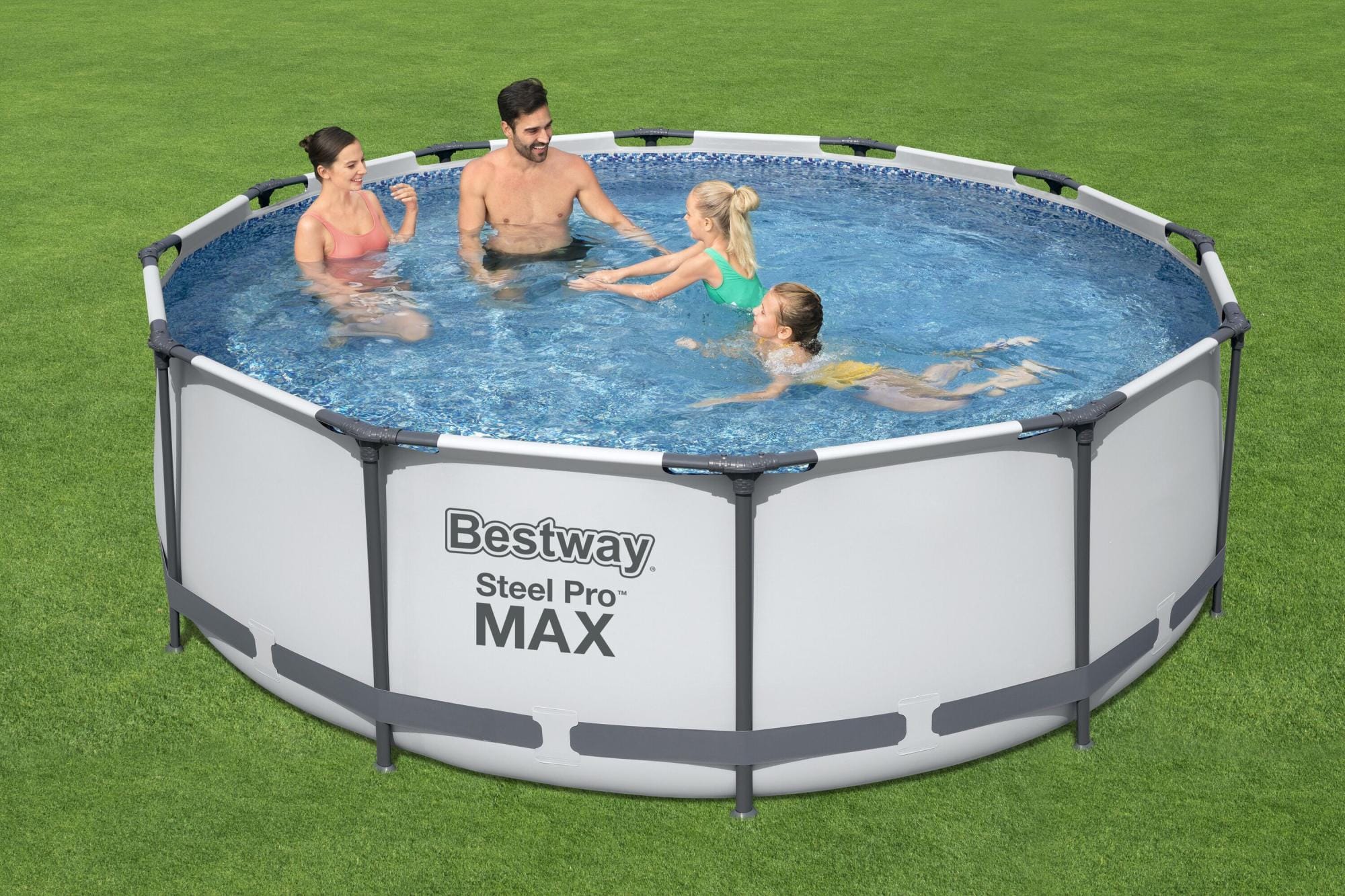 Piscine hors sol Piscine hors sol ronde Steel Pro Max 366 x 100 cm Bestway 1