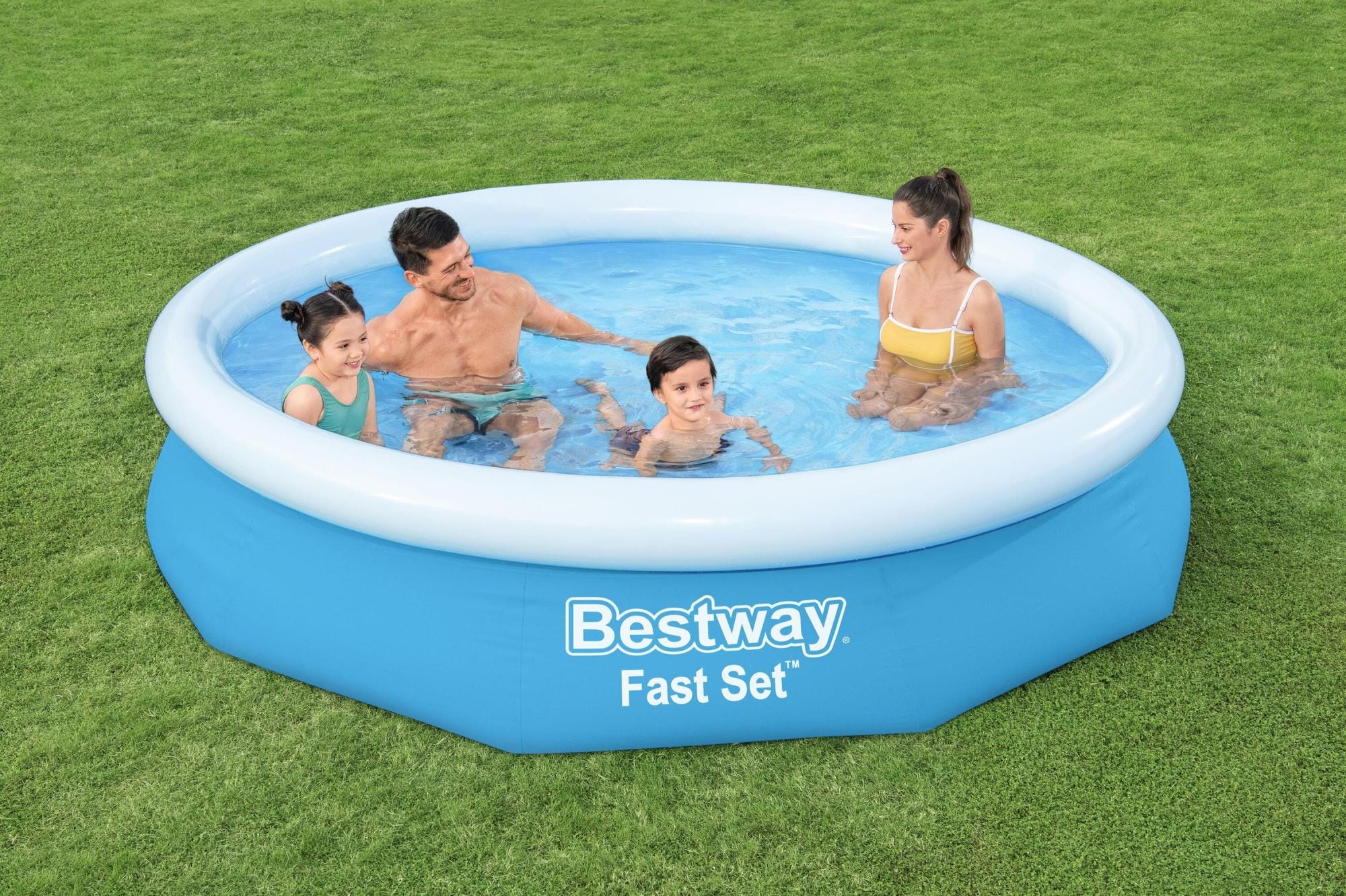 Piscine hors sol Piscine autoportante ronde Fast Set 305 x 66 cm avec filtration Bestway 1