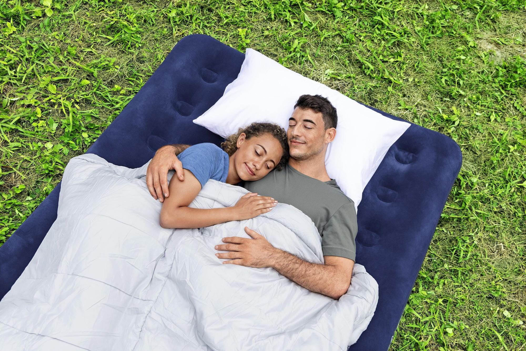 Camping et tente Matelas gonflable de camping 2 places 191x137x22 cm Bestway 12