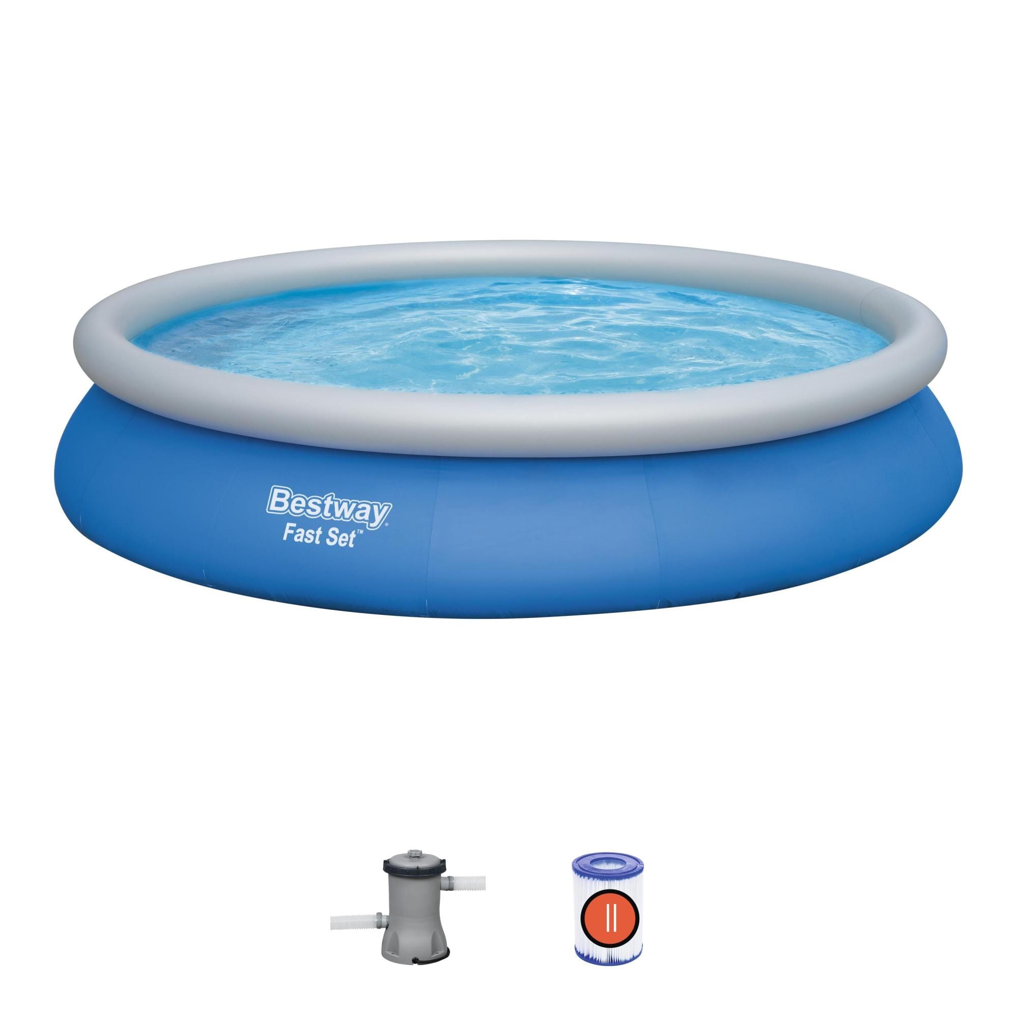 Piscine hors sol Piscine autoportante Fast Set 457 x 84 cm bleue Bestway 1