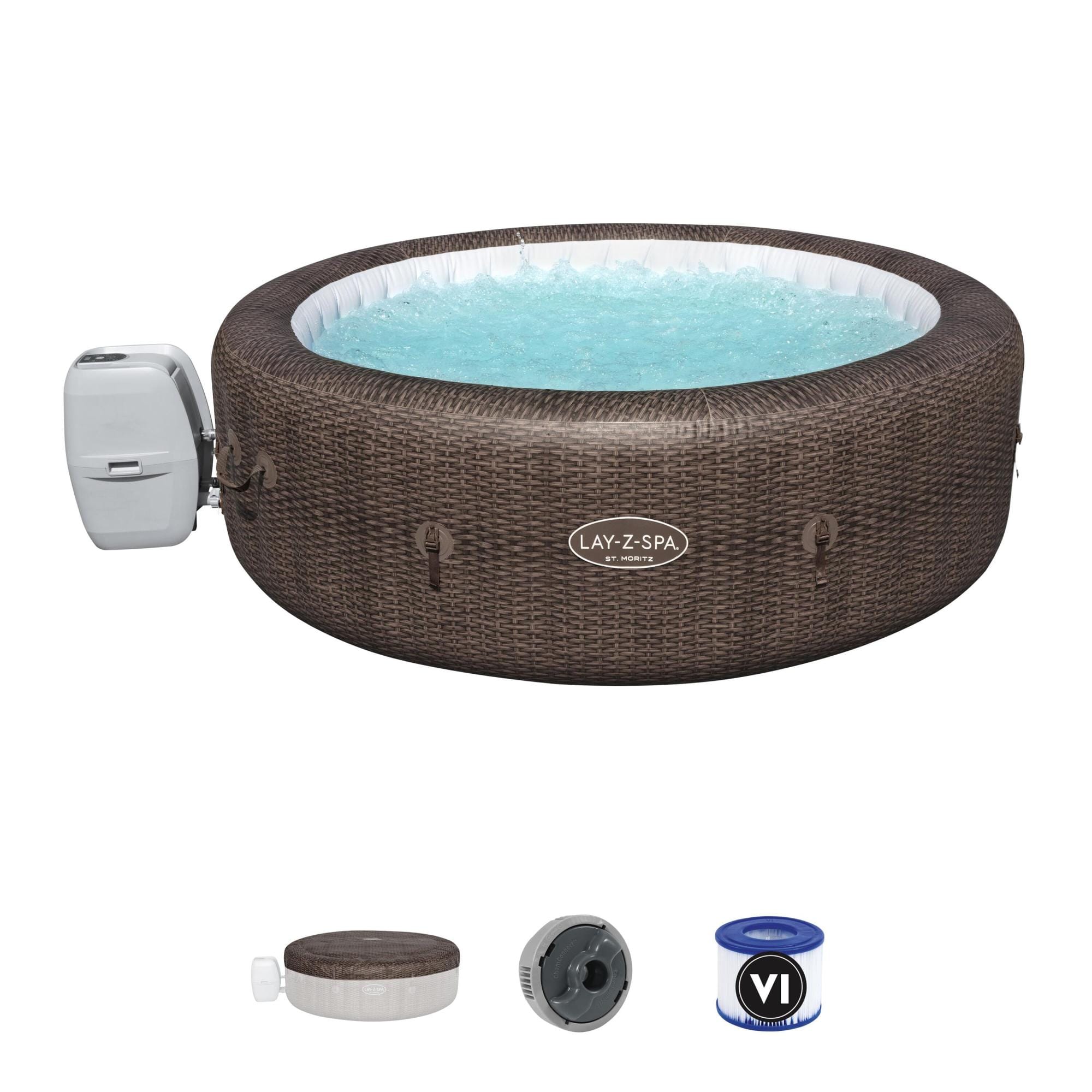 Spa Gonflable Spa gonflable rond Lay-Z-Spa St Moritz Airjet 5 - 7 personnes Bestway 1