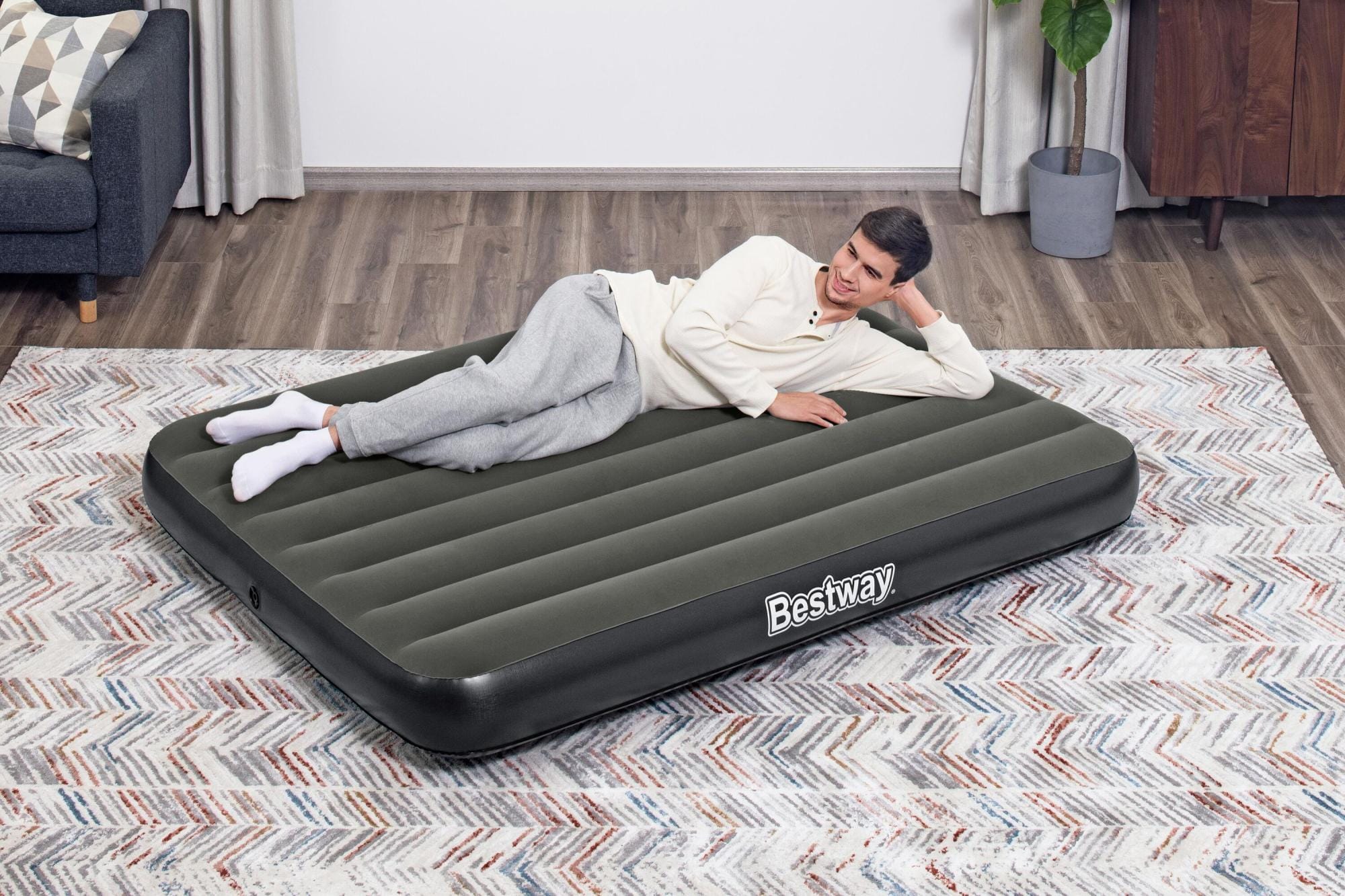 Camping et tente Matelas gonflable 2 places 191 x 137 x 25 cm Bestway 1