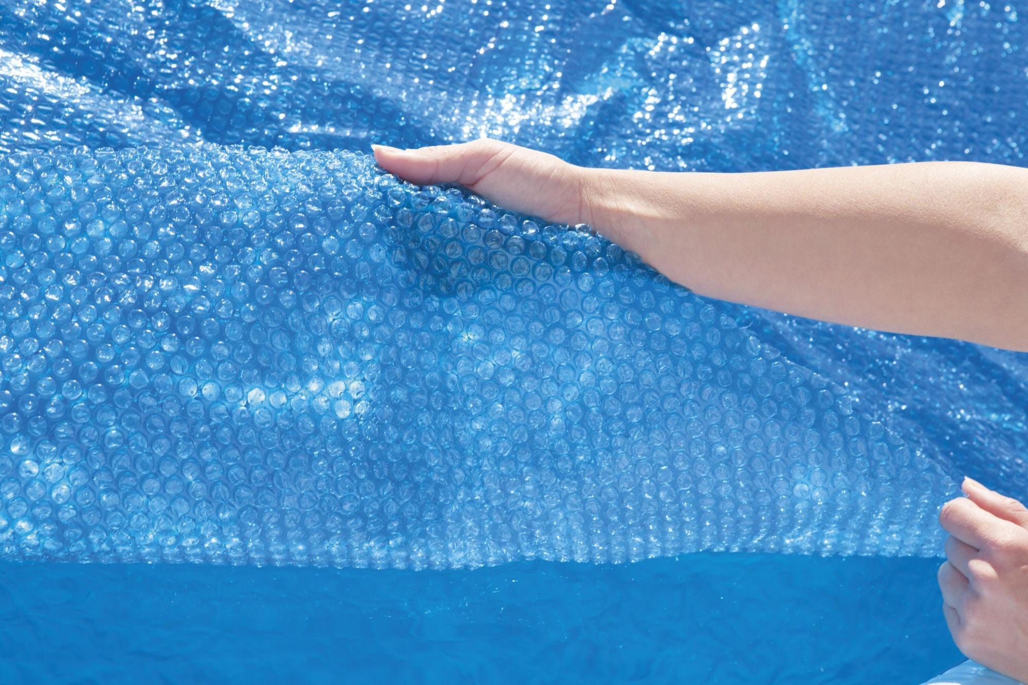 Accessoires Piscine Bâche à bulles ronde Ø 289 cm pour piscine hors sol Ø 305 cm Bestway 1