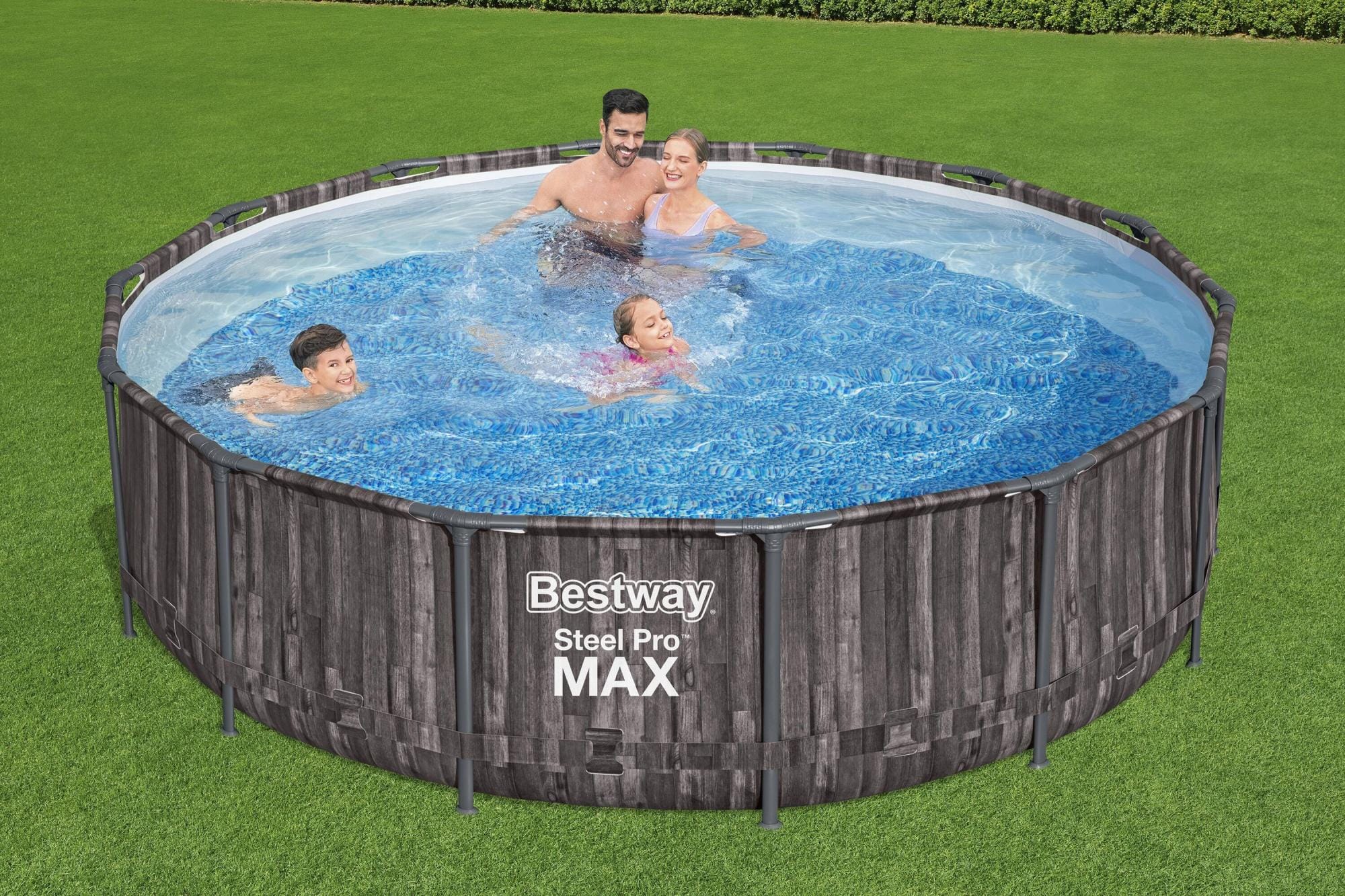 Piscine hors sol Piscine hors-sol sans accessoire steel Pro max ronde 427x427x107cm Bestway 1