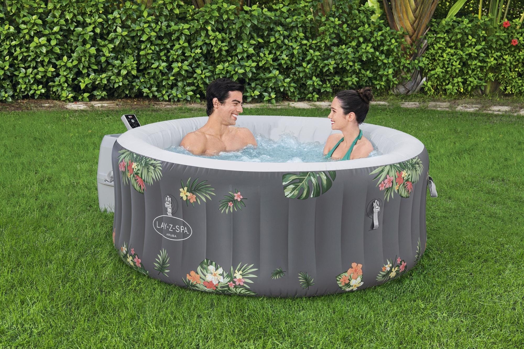 Spa Gonflable Spa gonflable rond Lay-Z-Spa Aruba Airjet 2 - 3 personnes Bestway 16