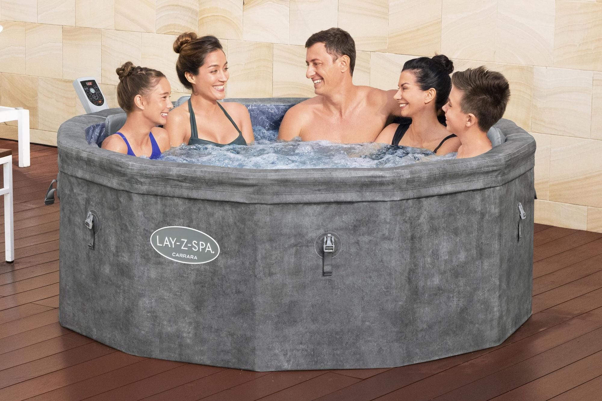 Spa Gonflable Spa gonflable rond Carrara Smart AirJet EnergySense 4 - 6 places Bestway 1