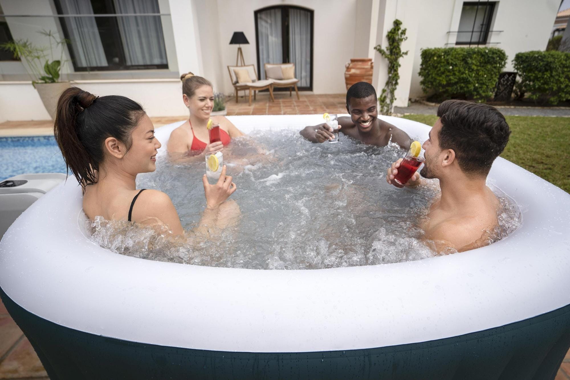 Spa Gonflable Spa gonflable carré Lay-Z-Spa Ibiza Airjet 4 - 6 personnes Bestway 6