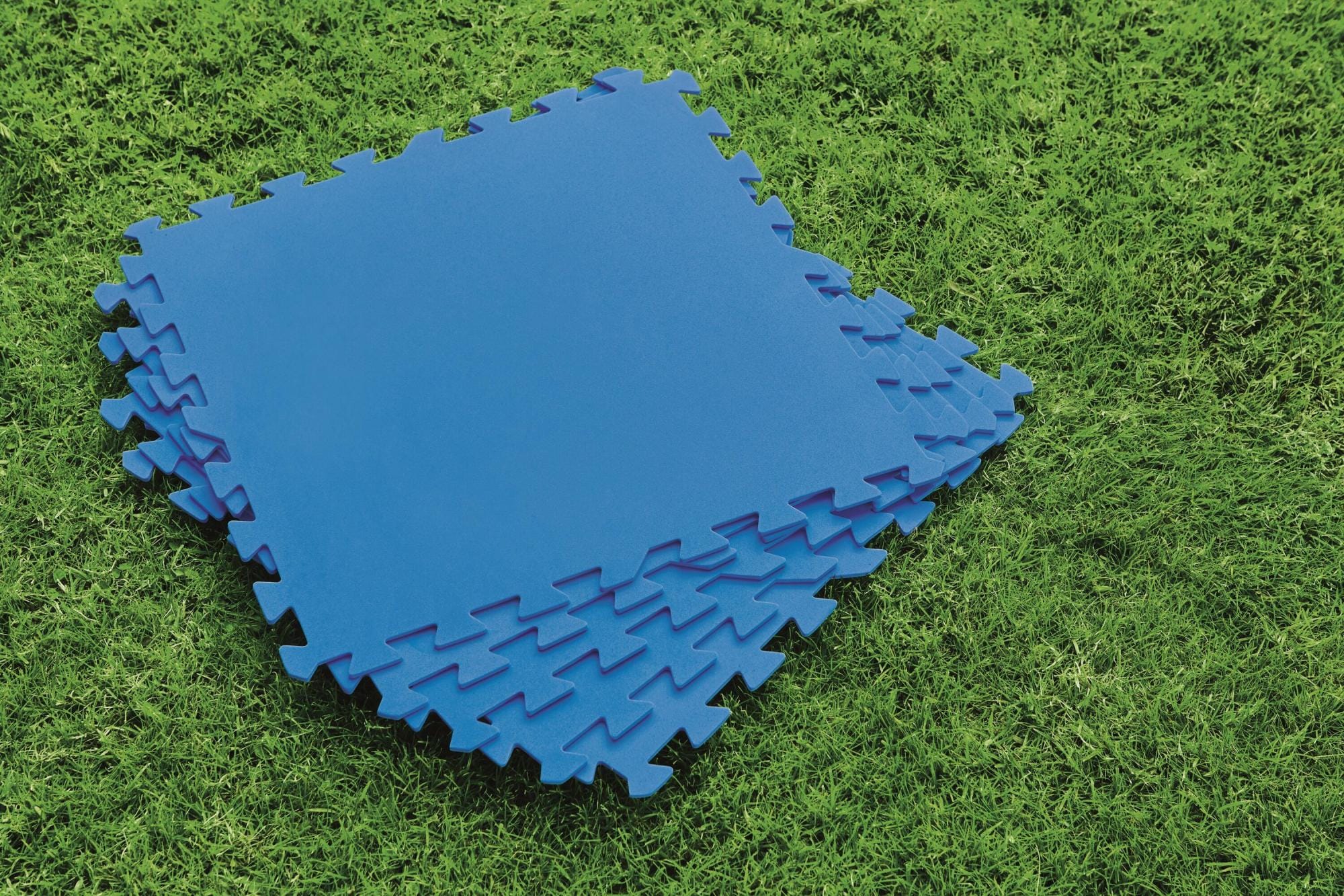 Accessoires Piscine Lot de 9 tapis de protection 50 x 50 cm - bleu Bestway 1