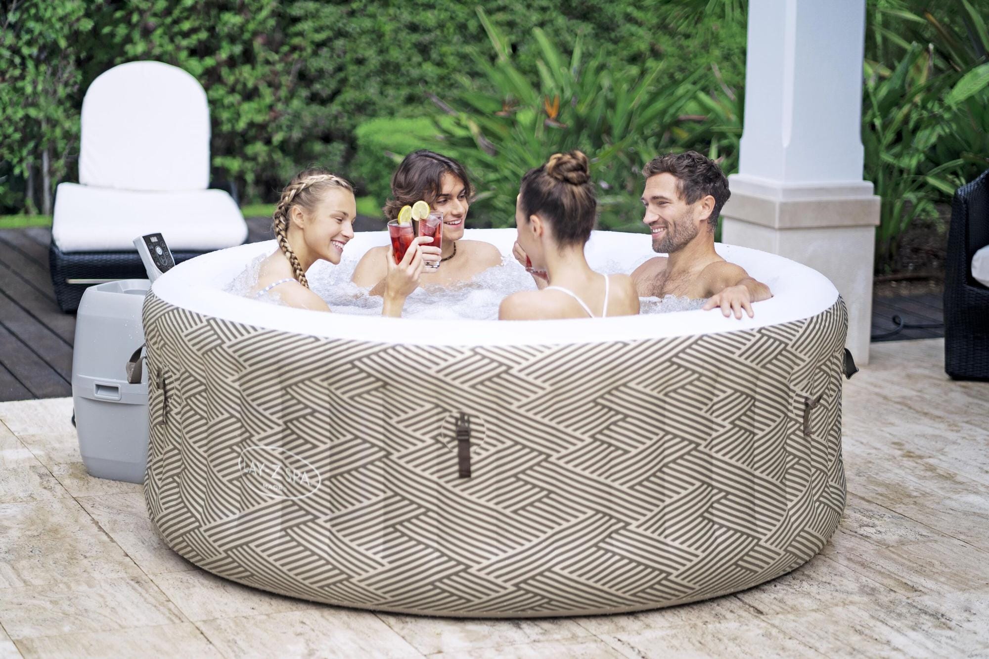Spa Gonflable Spa gonflable rond Lay-Z-Spa Madrid Airjet 2 - 4 personnes Bestway 12