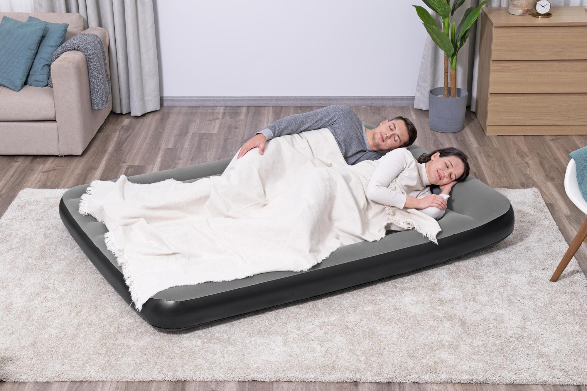 Matelas gonflables Matelas gonflable 2 places 203 x 152 x 30 cm pompe électrique intégrée Bestway 17