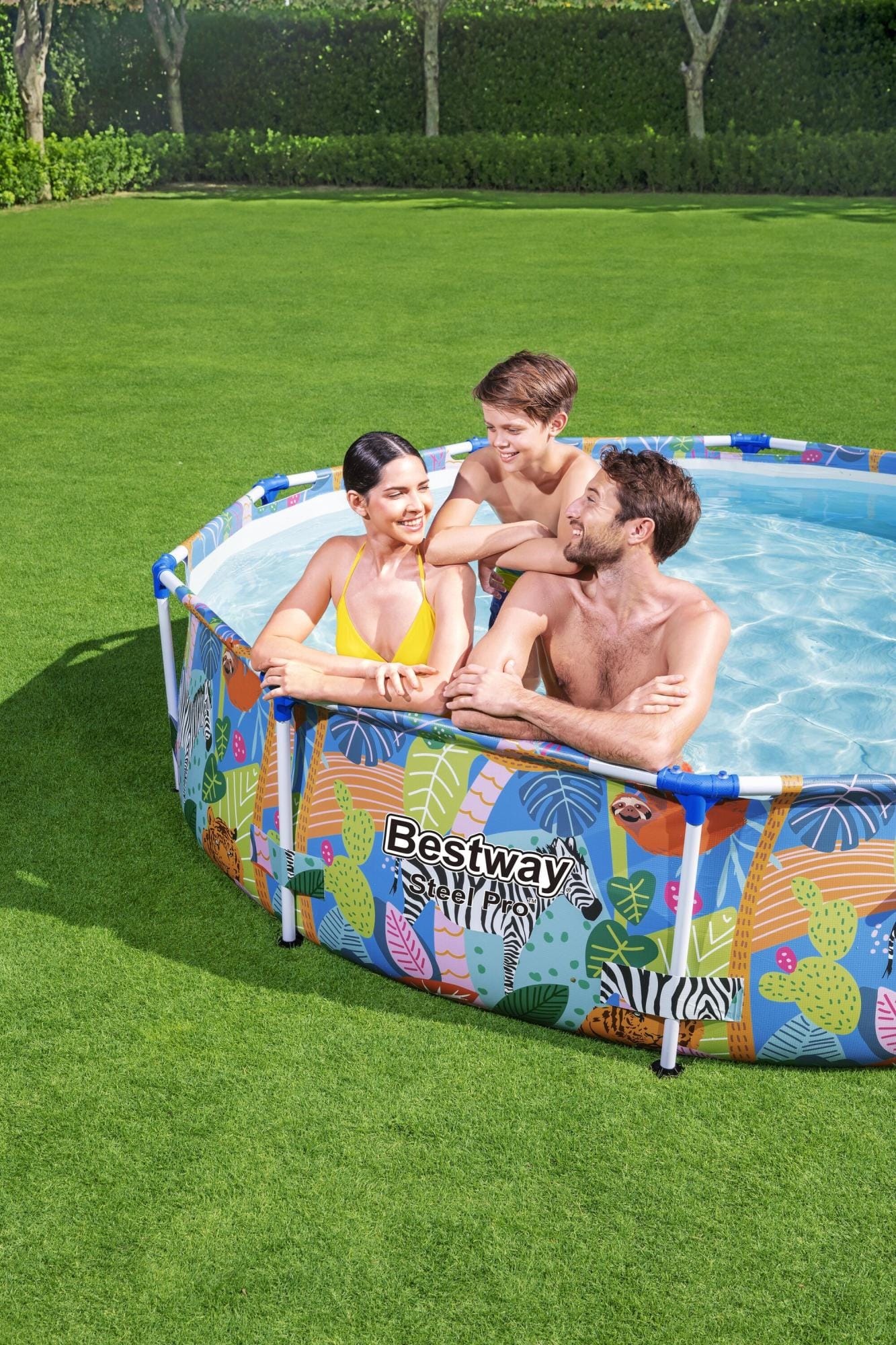 Piscine hors sol Piscine hors sol ronde 305x66 cm Steel Pro Bestway 1
