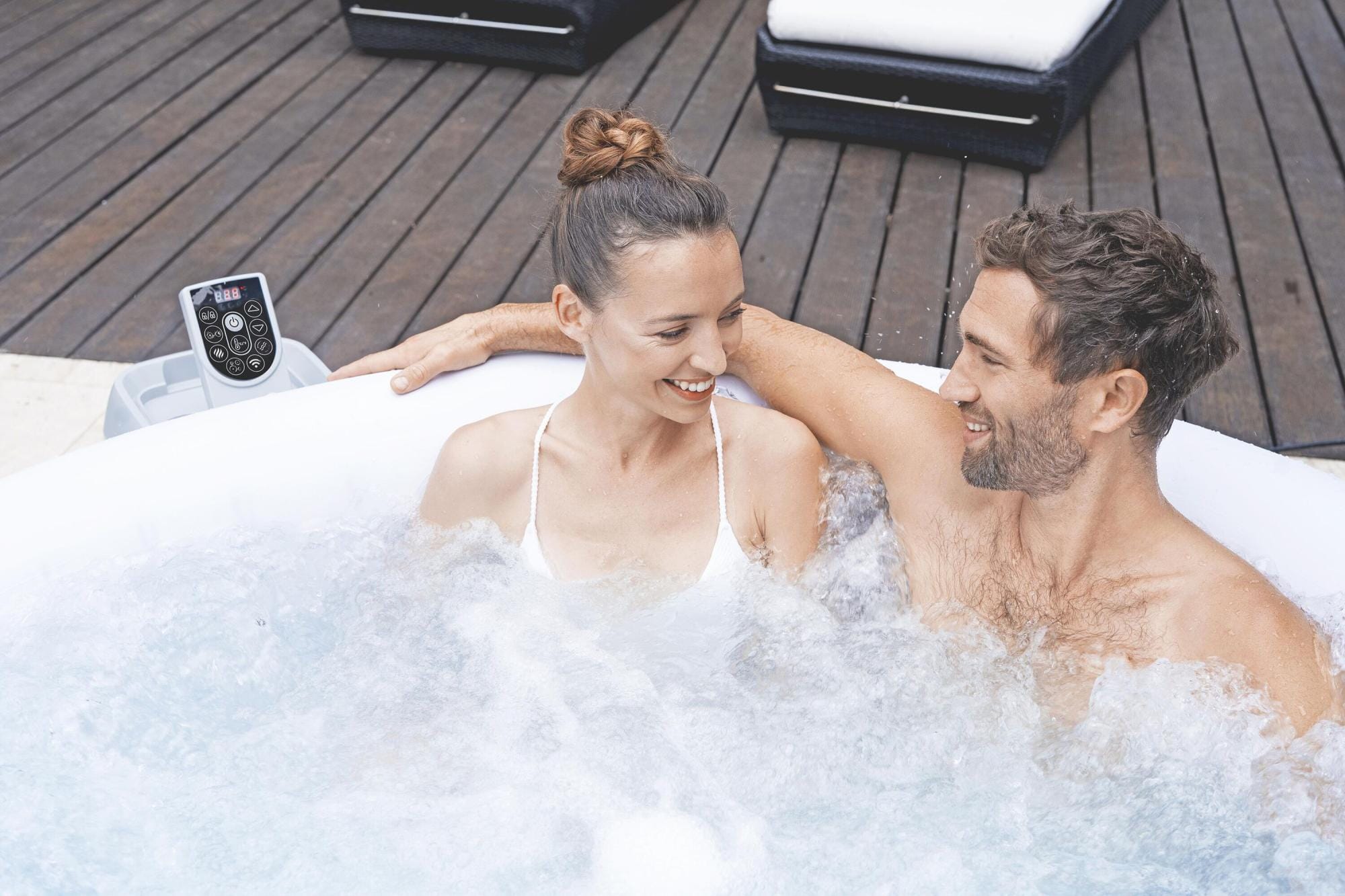 Spa Gonflable Spa gonflable rond Lay-Z-Spa Madrid Airjet 2 - 4 personnes Bestway 10