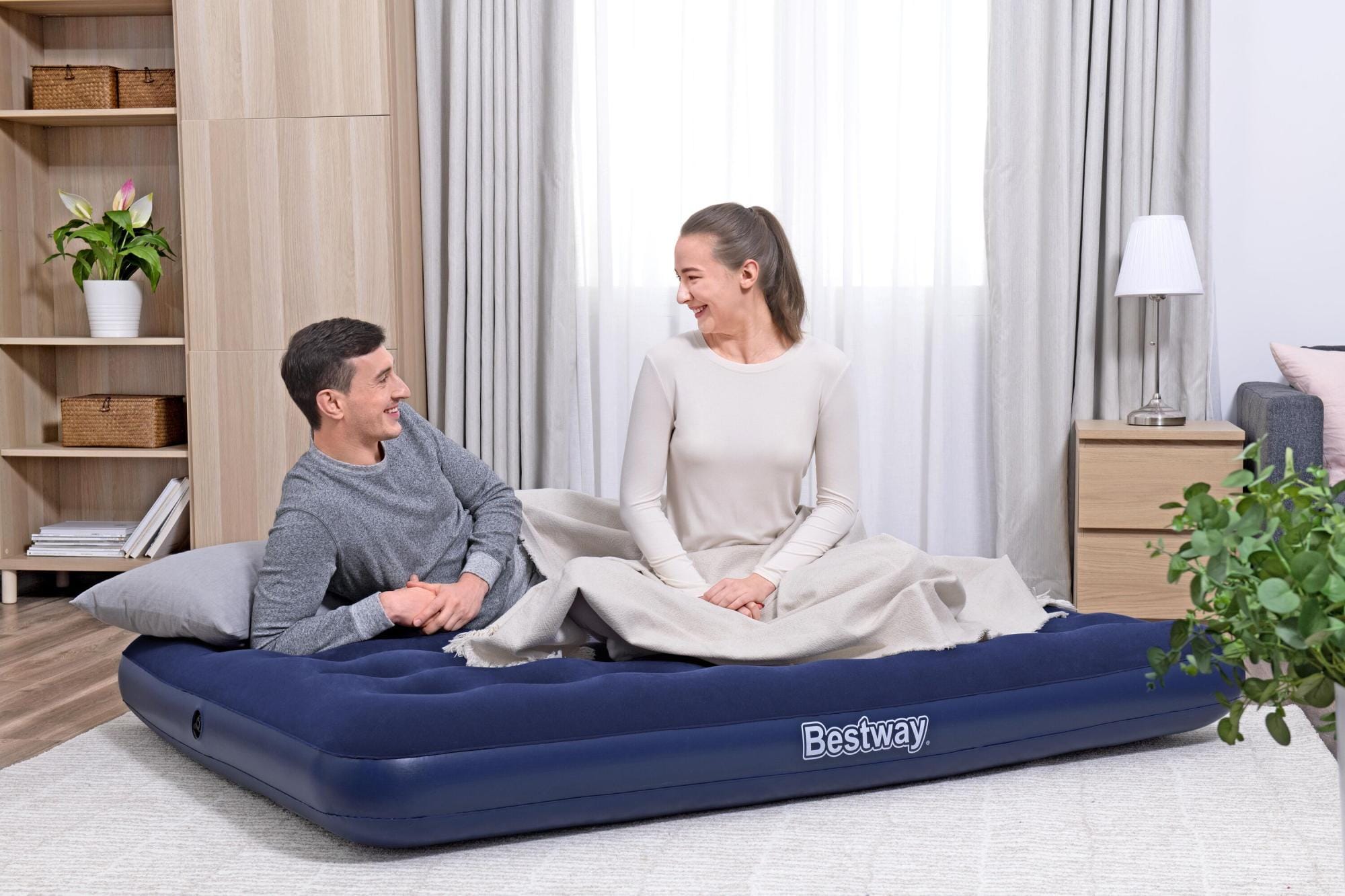 Camping et tente Matelas gonflable de camping 2 places 191x137x22 cm Bestway 1