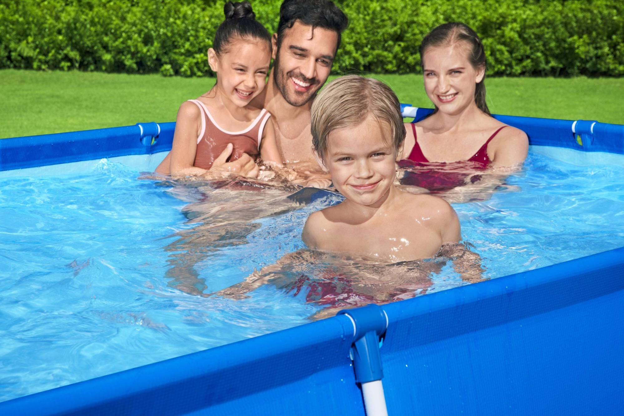 Piscine hors sol Piscine hors sol rectangle Steel Pro 259 x 170 x 61 cm bleu clair Bestway 7